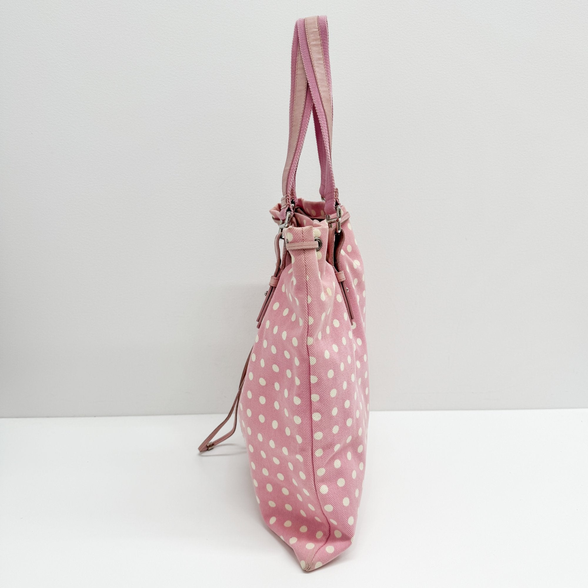 Pink Canvas Tote Bag