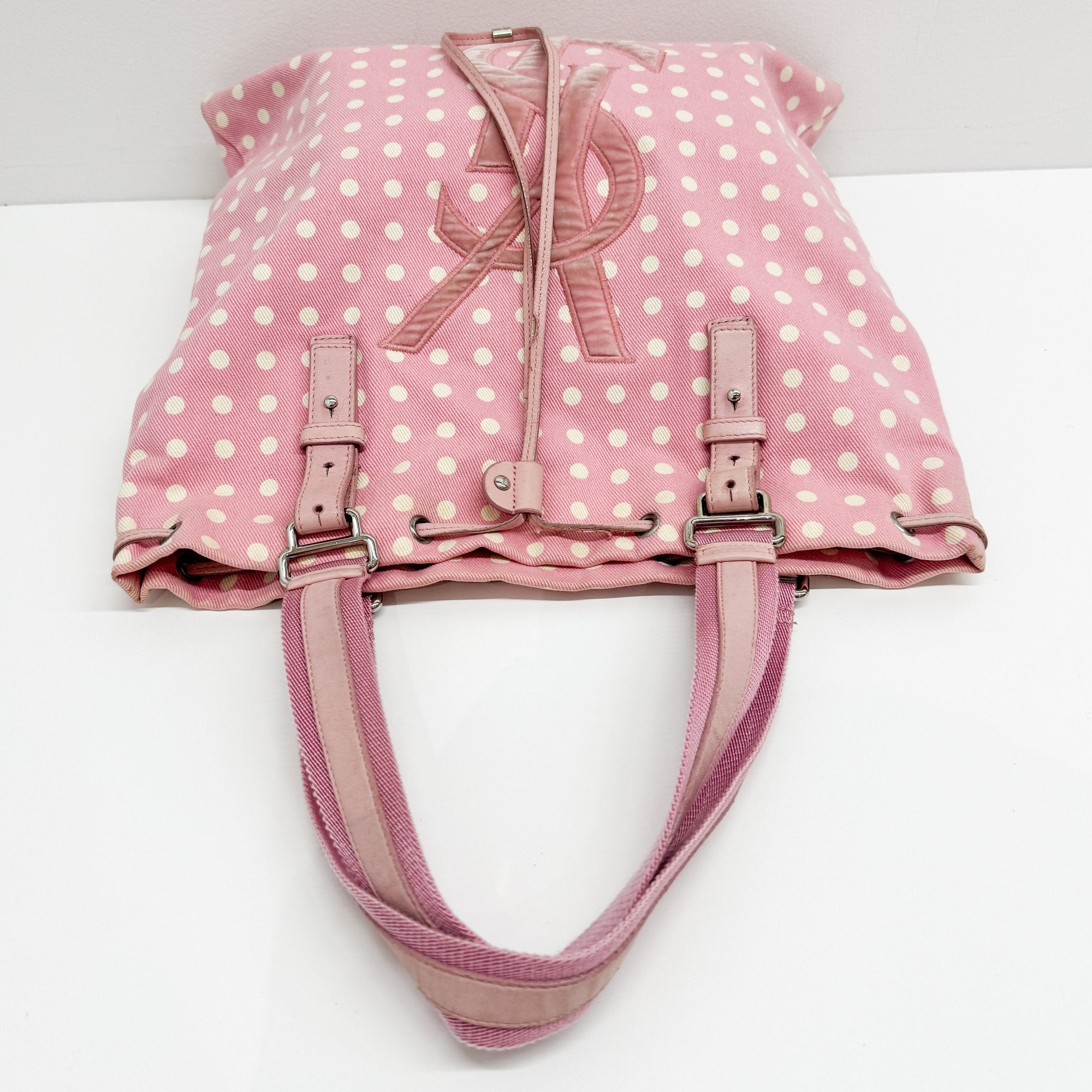 Pink Canvas Tote Bag