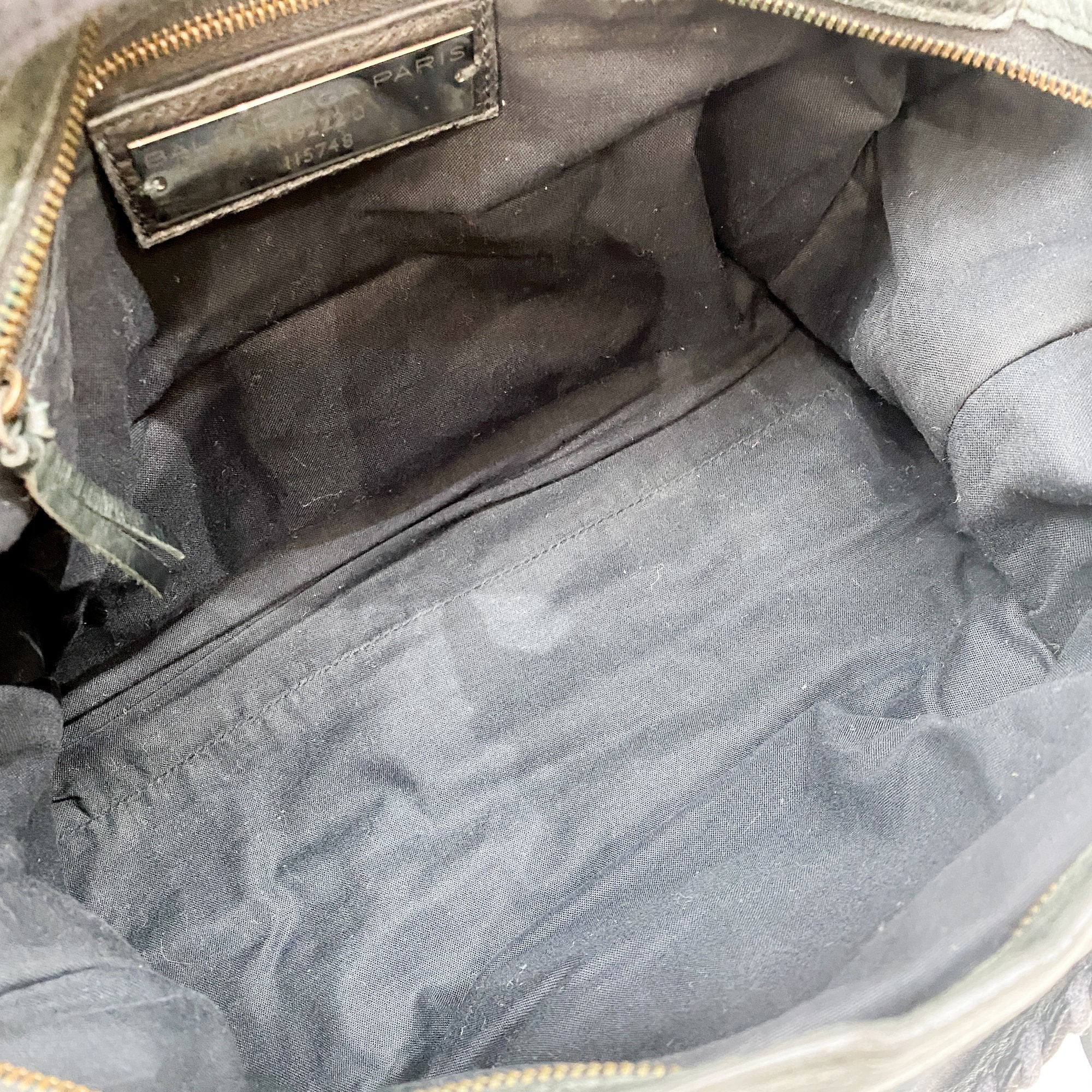 The City Black Leather Two Way Bag