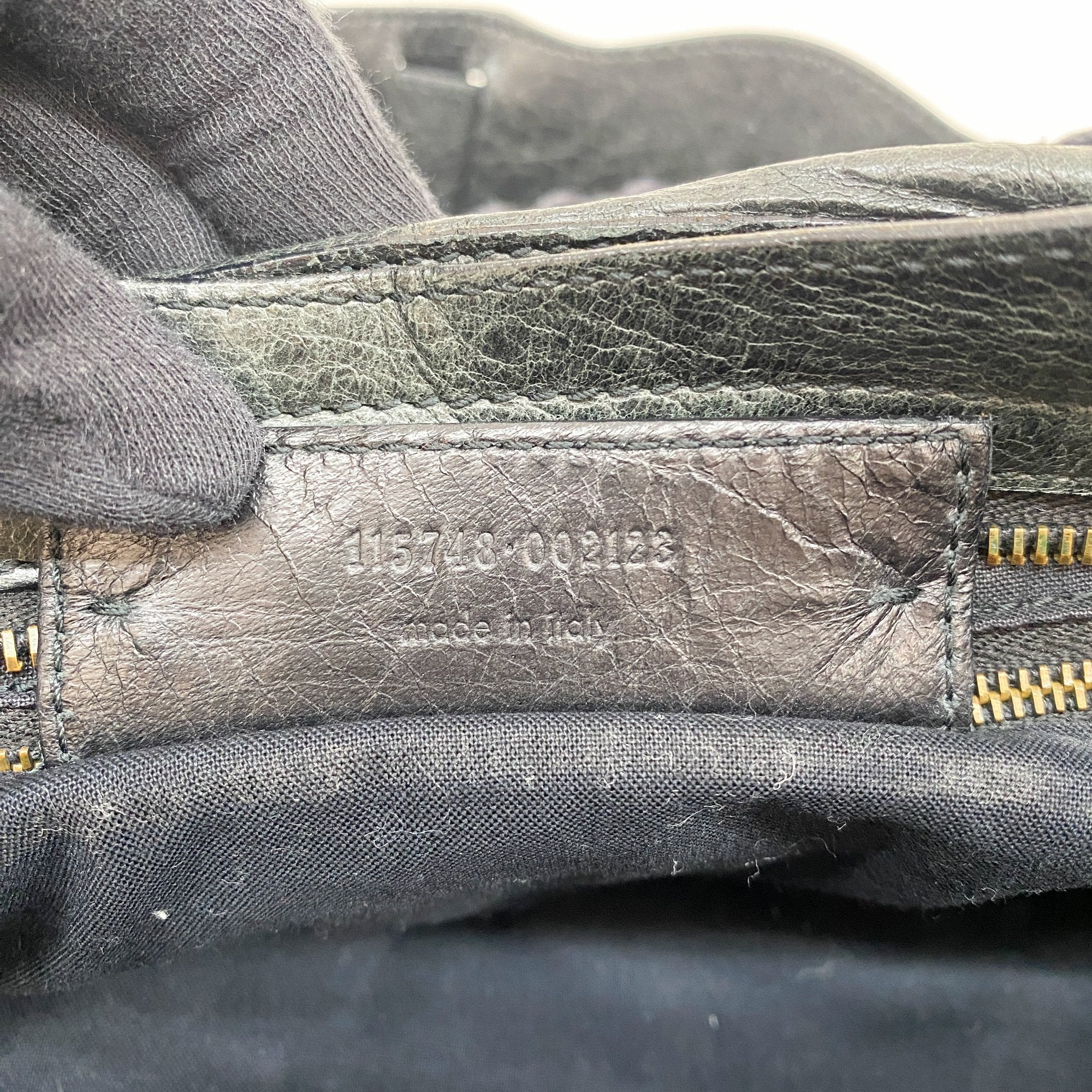 The City Black Leather Two Way Bag