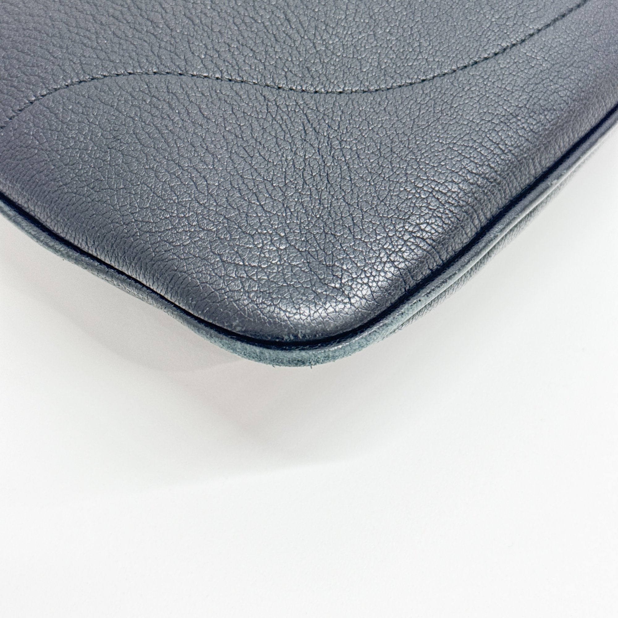 Black Leather Hobo Bag