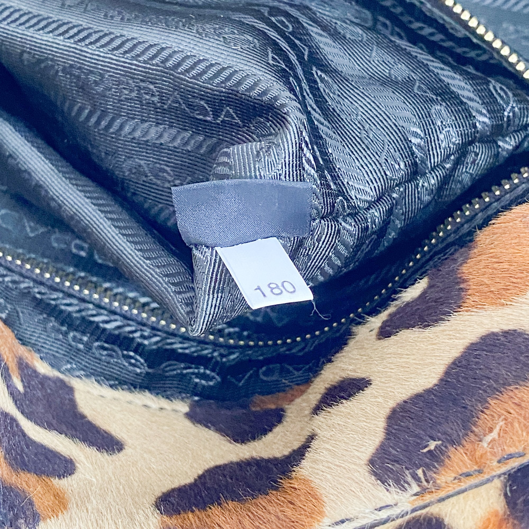 Jaguar Print Pony Hair Shoulder Bag