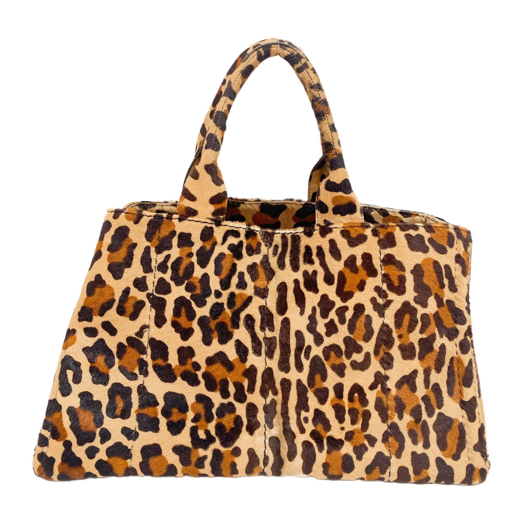 Jaguar Print Pony Hair Shoulder Bag
