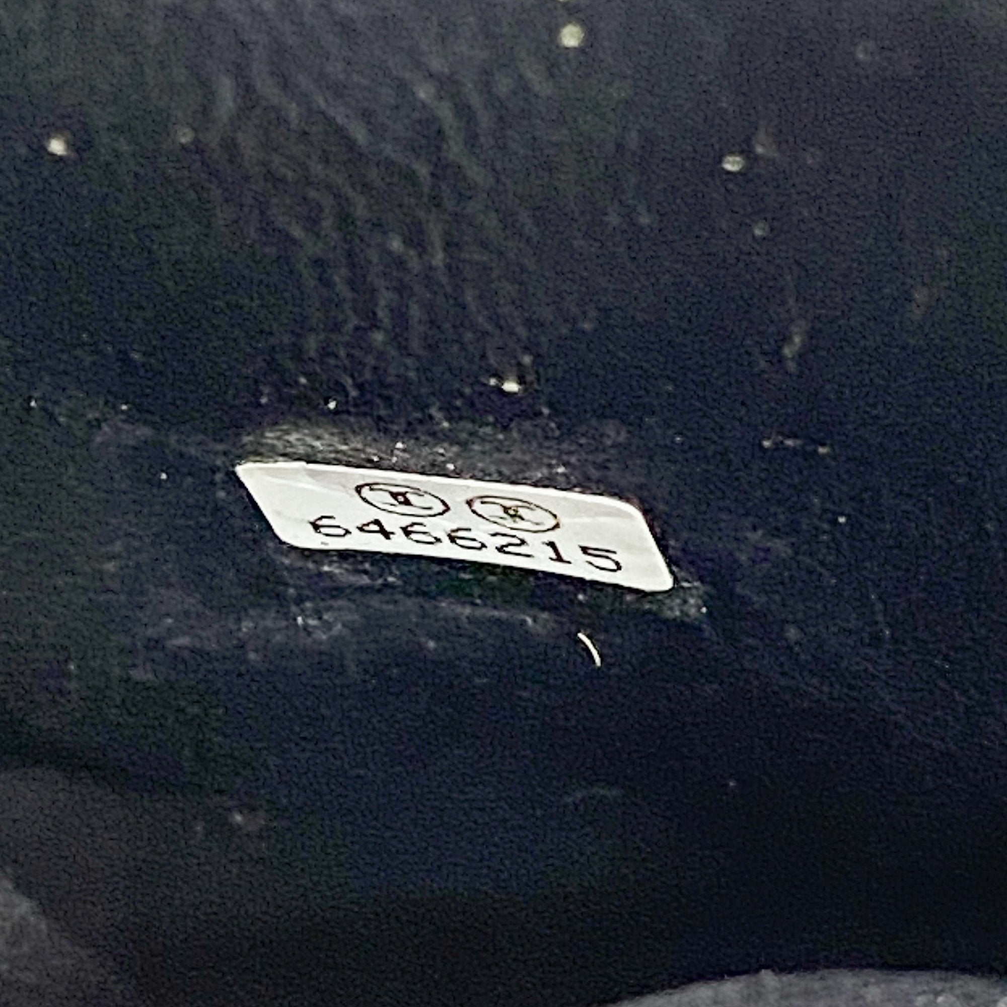 Black Leather Vanity Bag