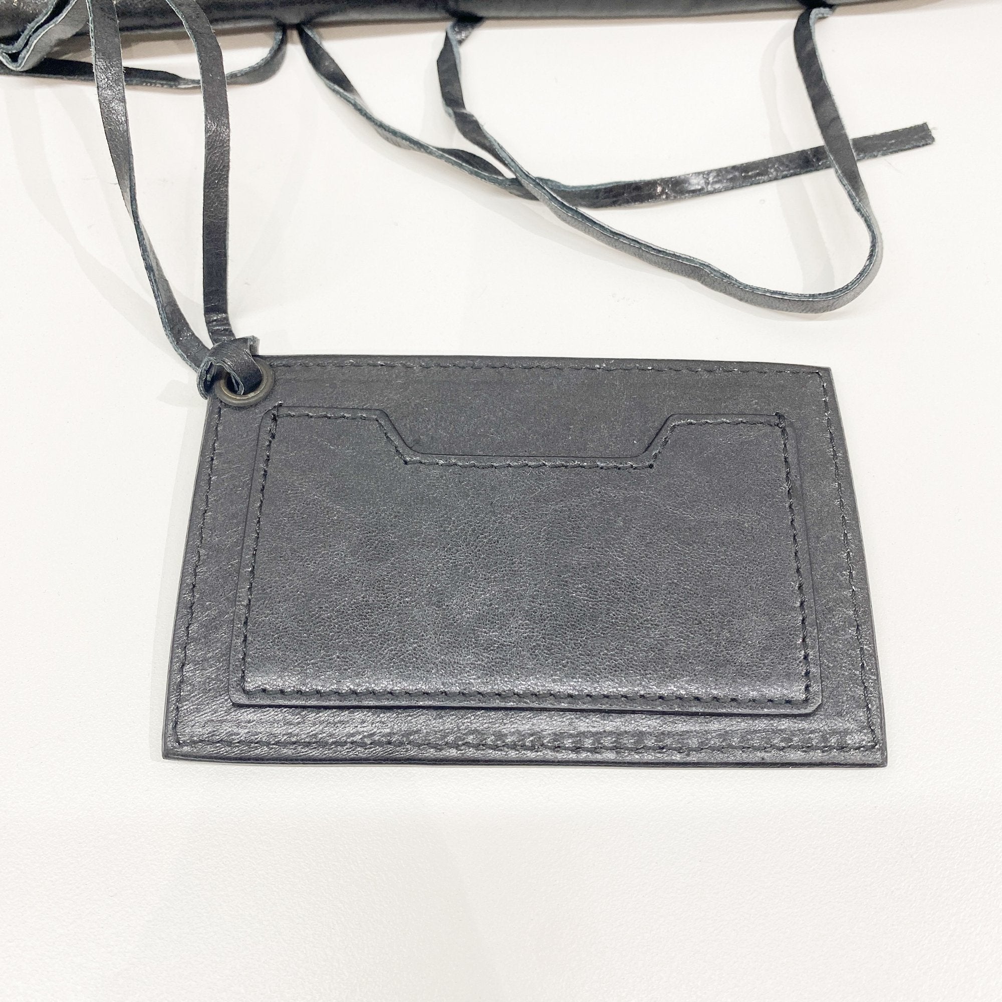 The Day Black Calfskin Leather Shoulder Bag