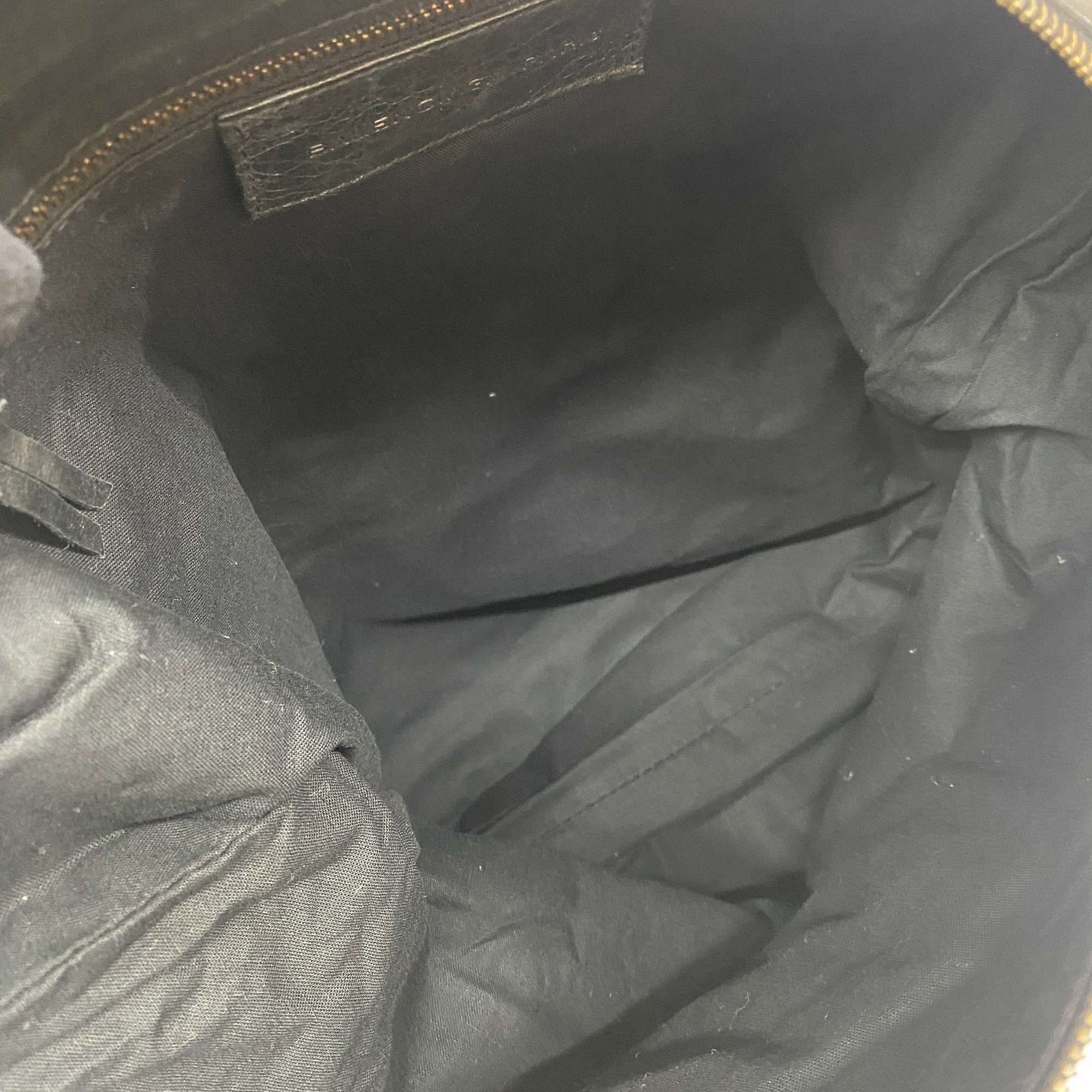 The Day Black Calfskin Leather Shoulder Bag