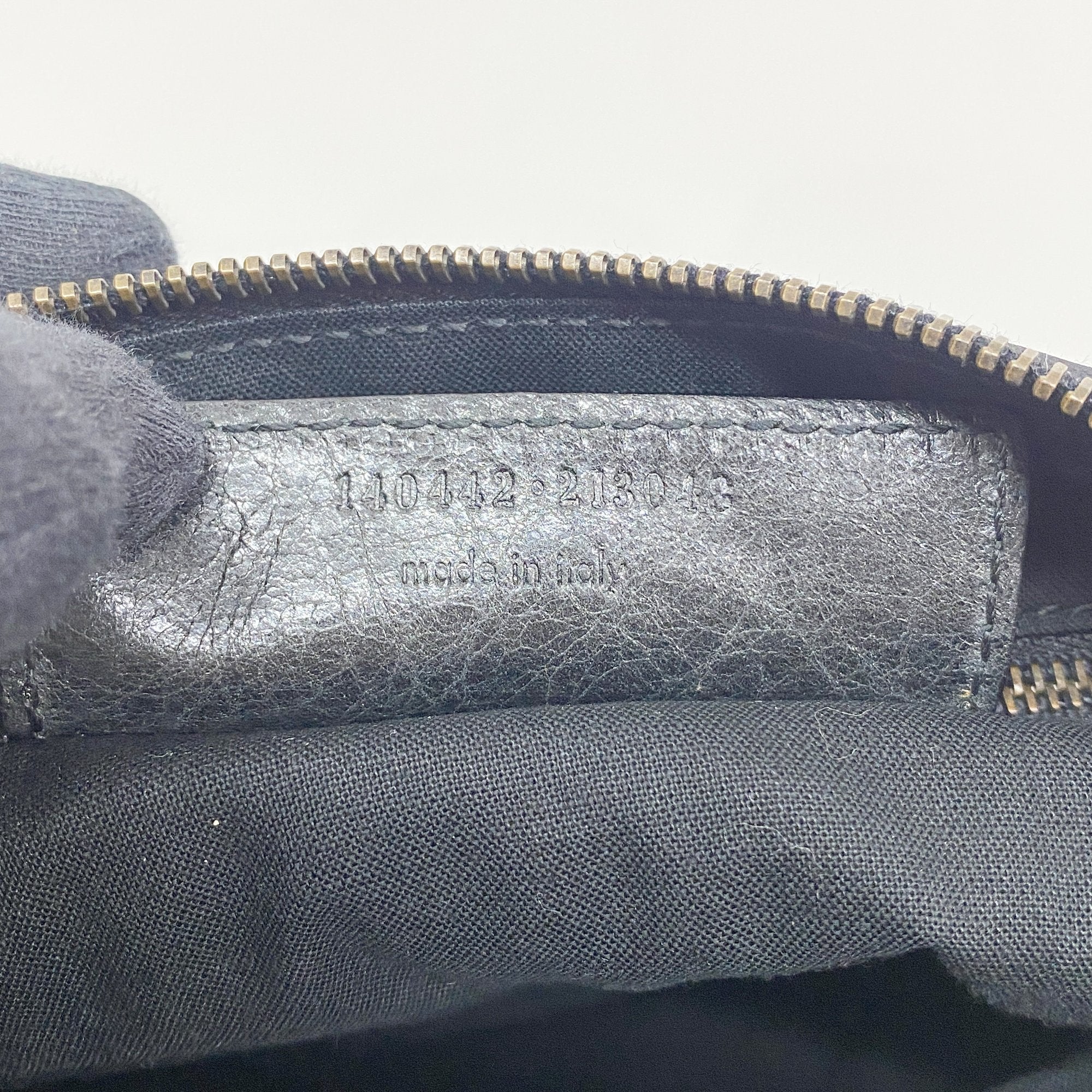 The Day Black Calfskin Leather Shoulder Bag