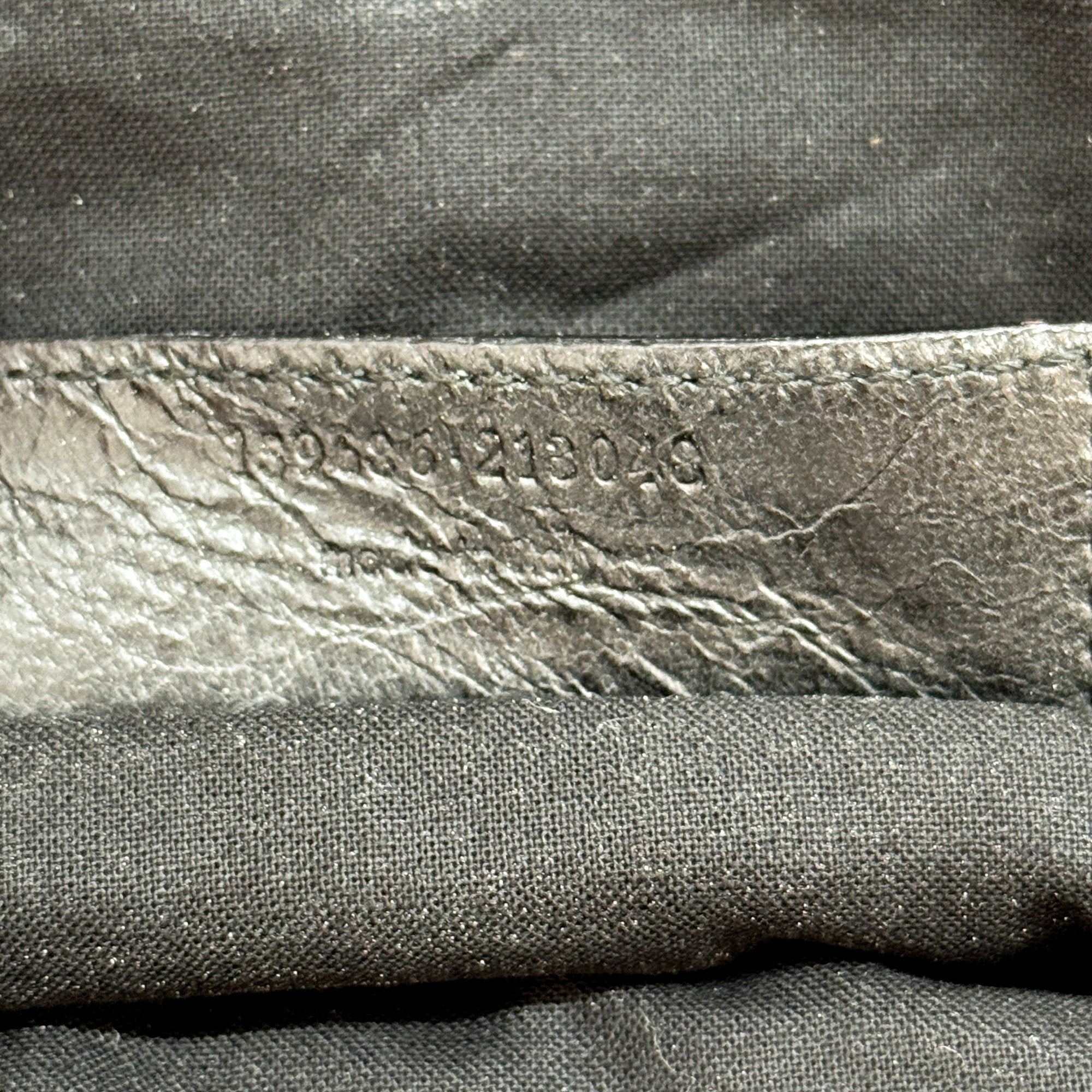 Large The City Black Calfskin Leather Shoulder Bag