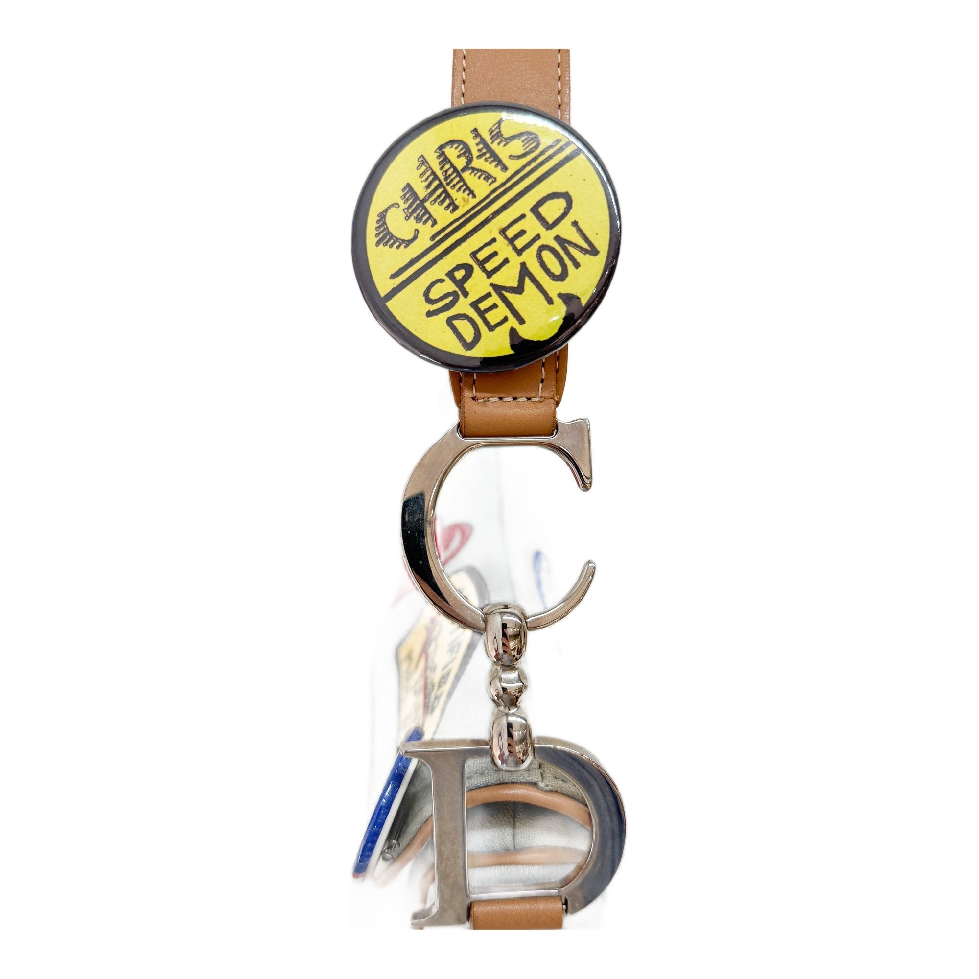 Miss Diorella Saddle Patches Blue Denim Shoulder Bag