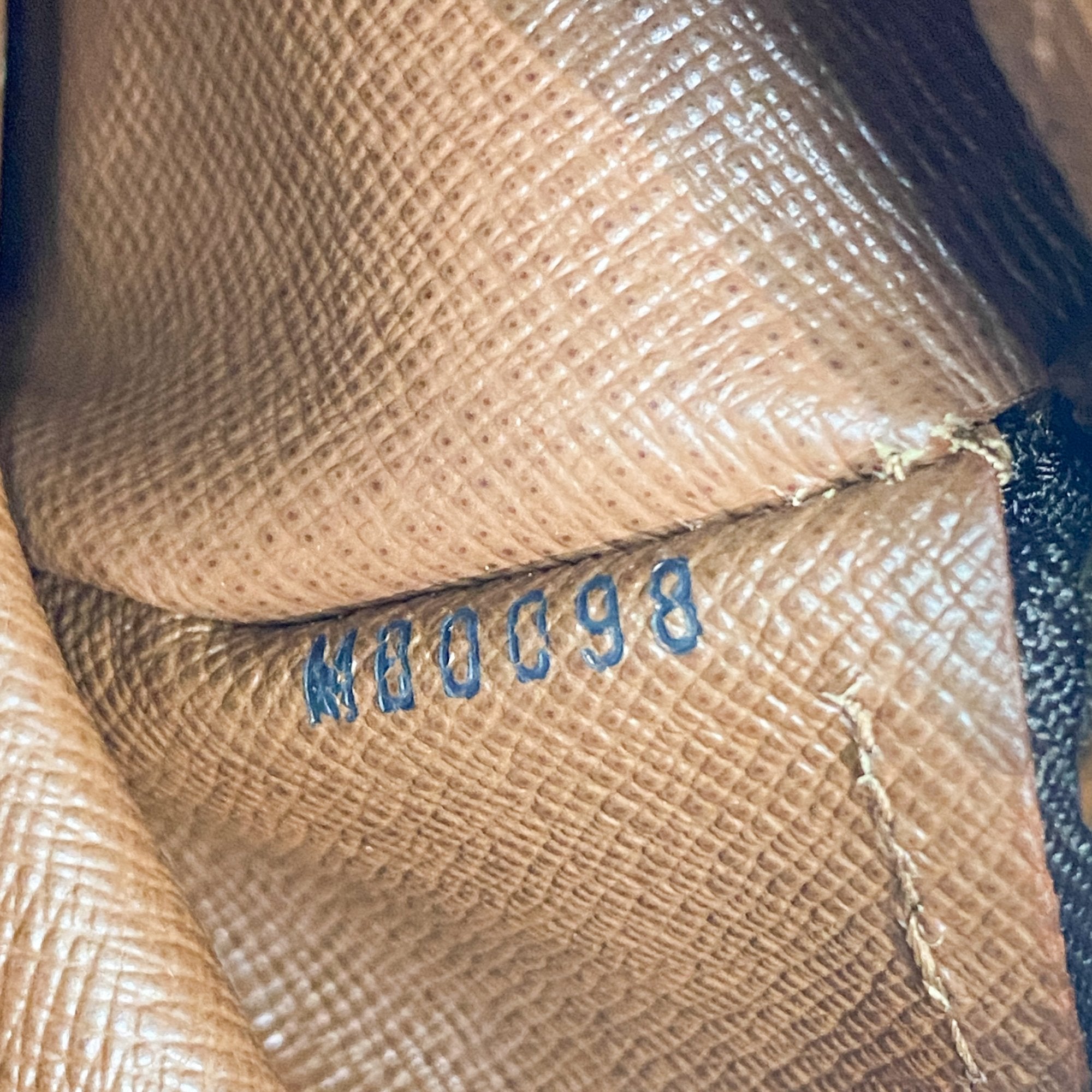 Papillon Watercolour Brown Monogram Shoulder Bag