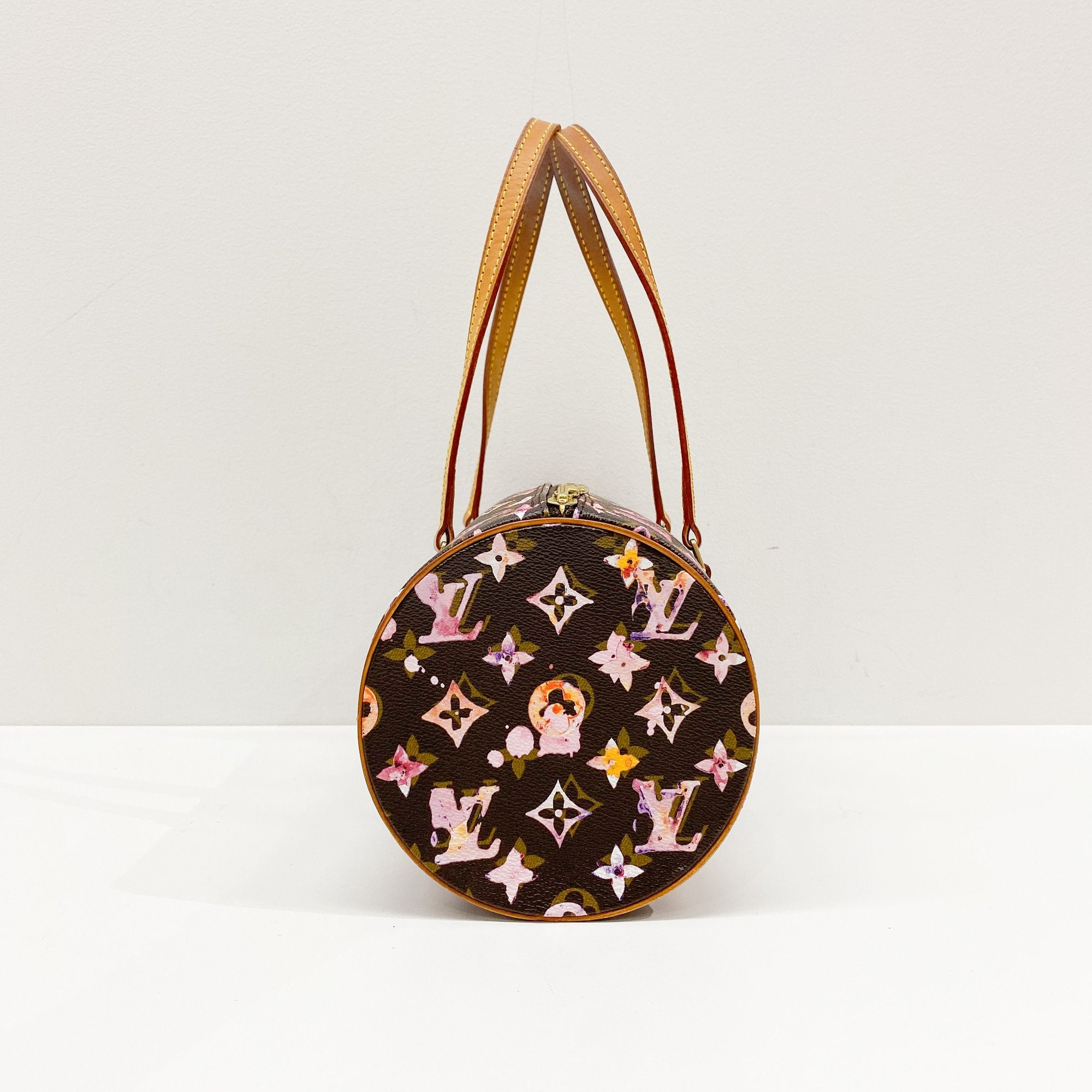 Papillon Watercolour Brown Monogram Shoulder Bag