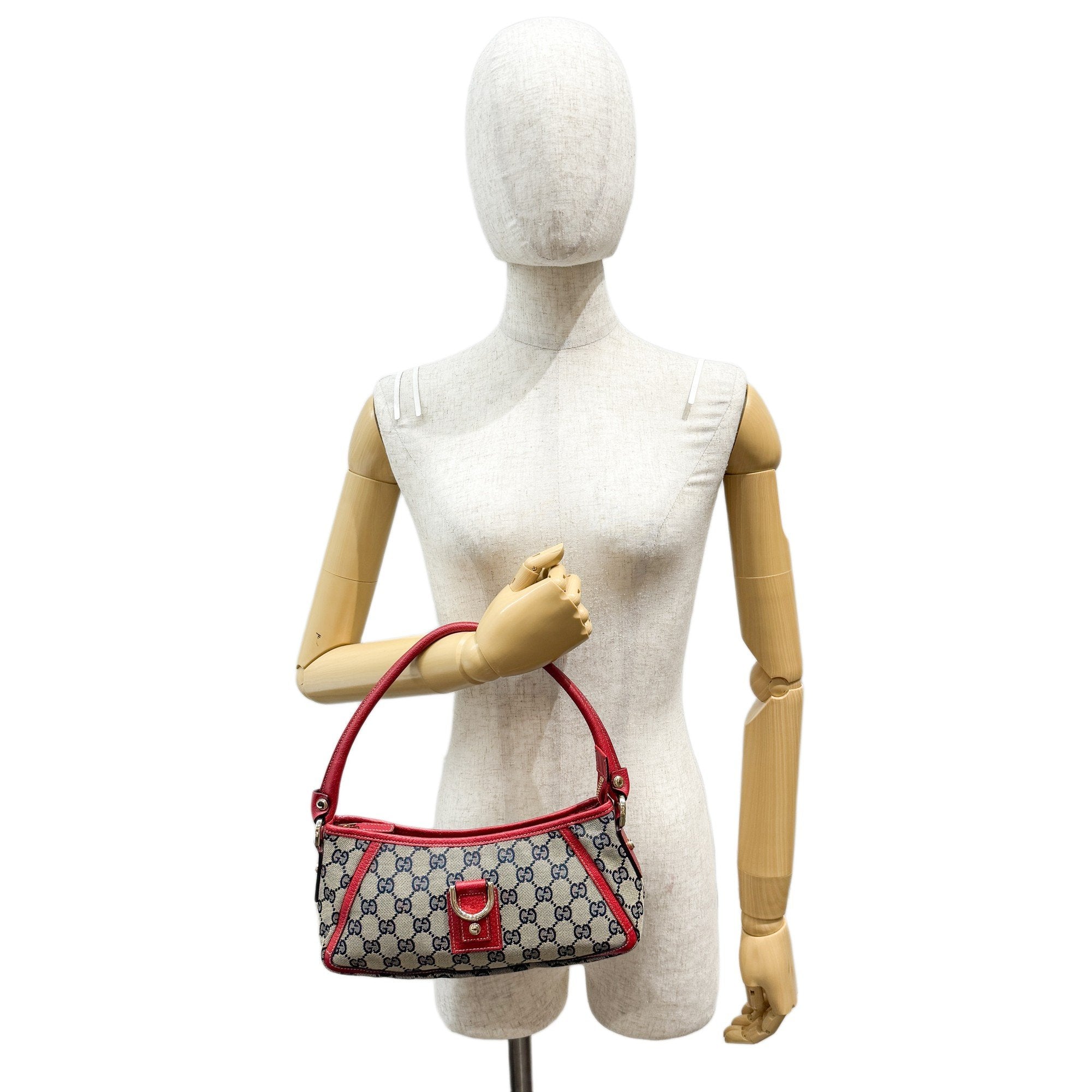 Abbey Brown GG Canvas Shoulder Bag