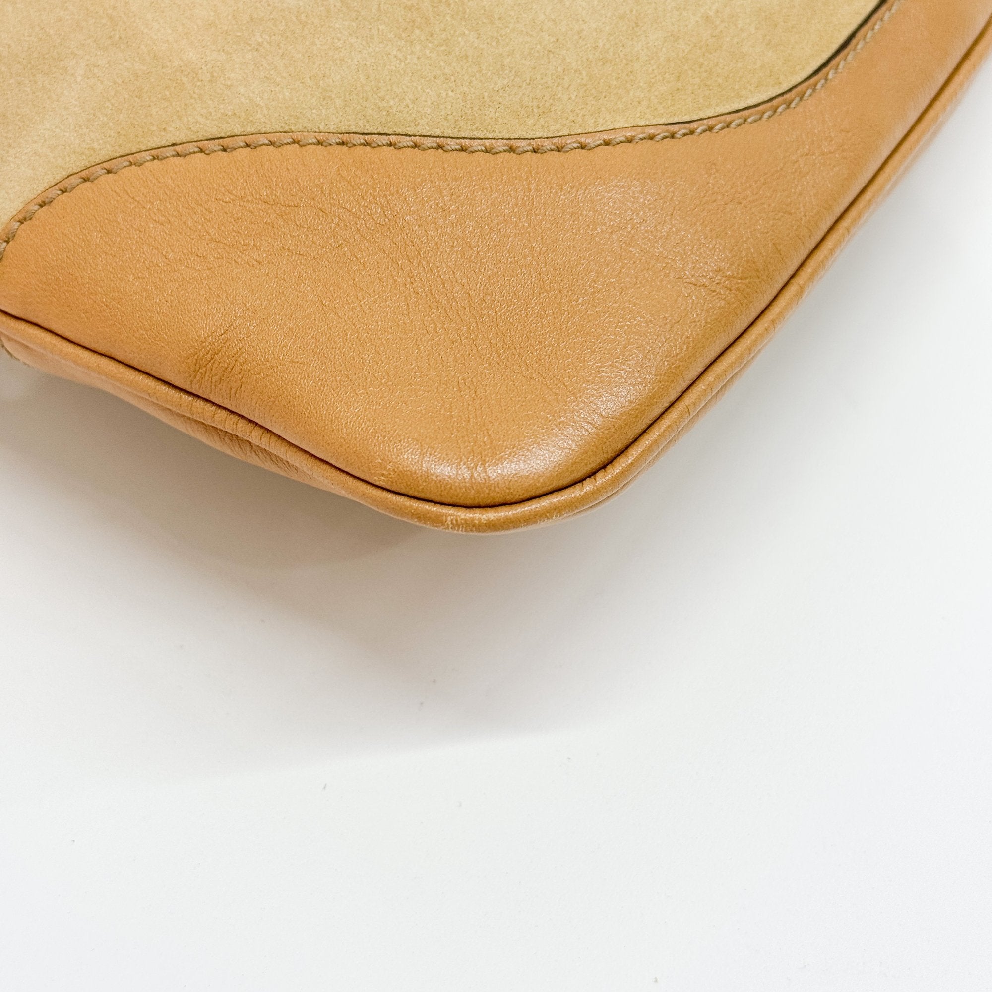 Jackie Brown Studded Suede Shoulder Bag