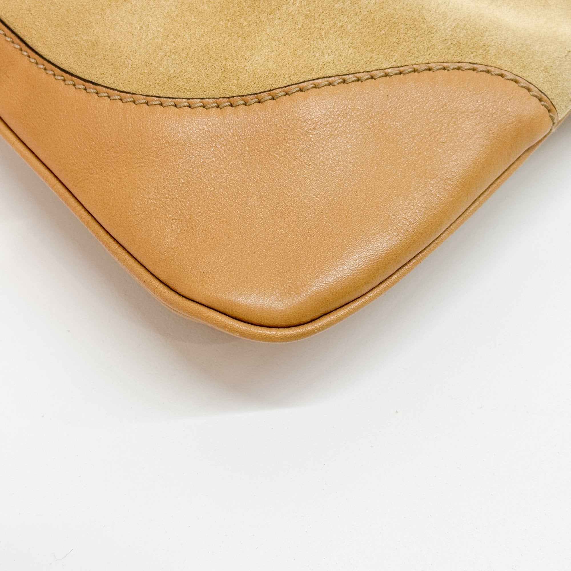 Jackie Brown Studded Suede Shoulder Bag