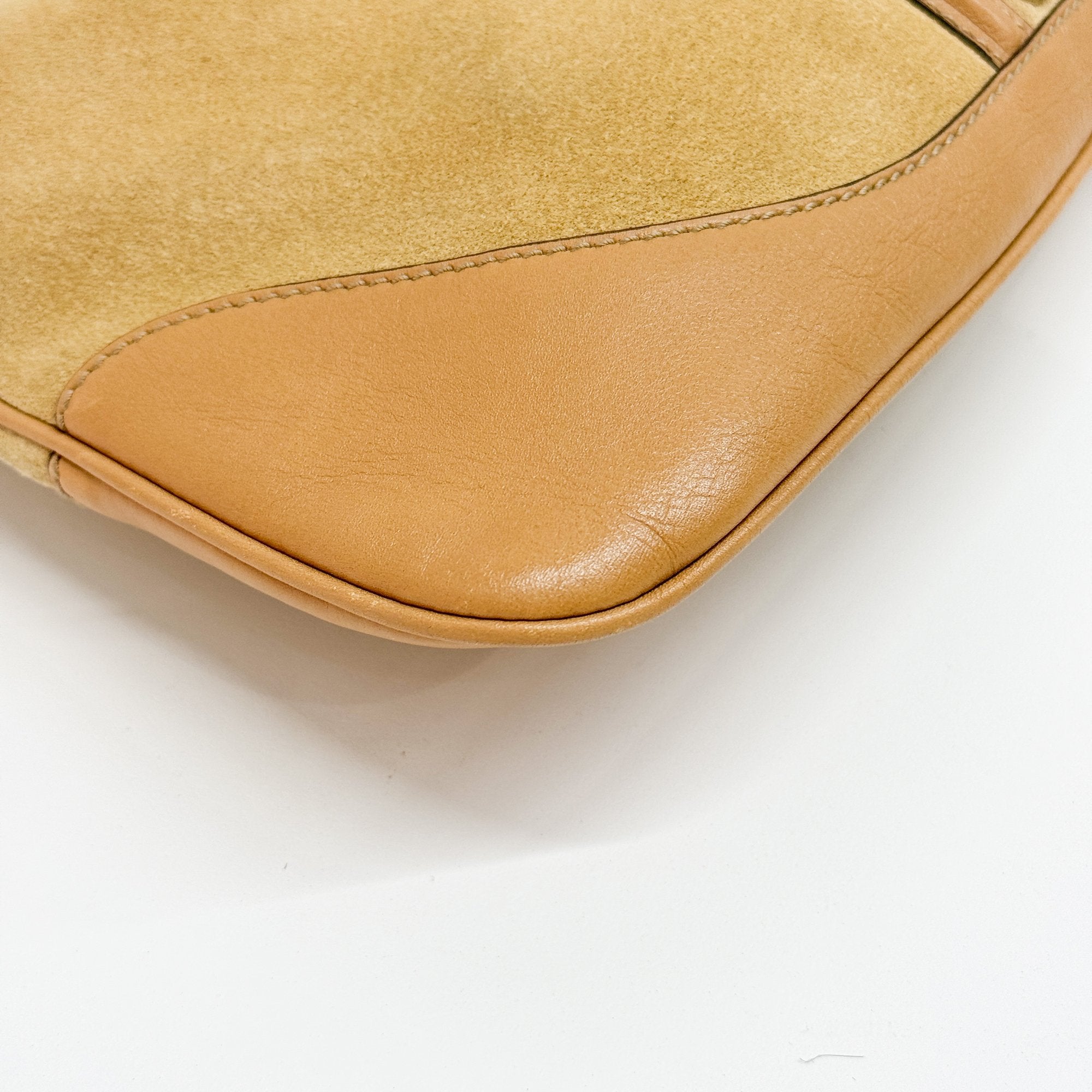 Jackie Brown Studded Suede Shoulder Bag