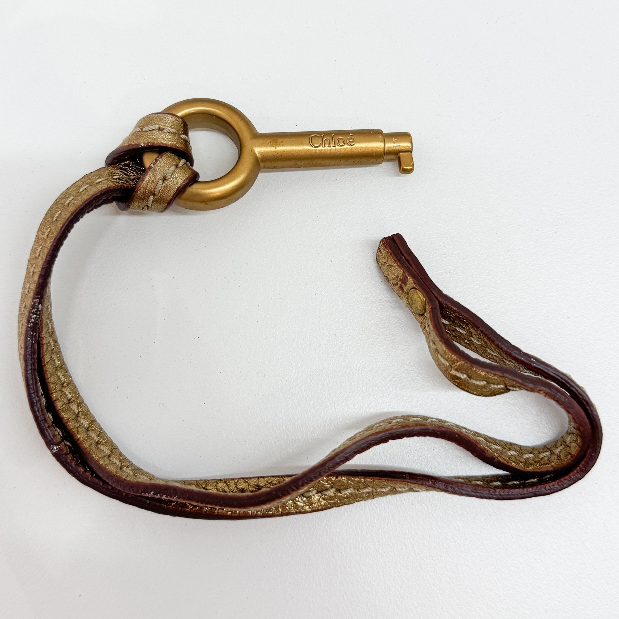 Paddington Gold Leather Shoulder Bag