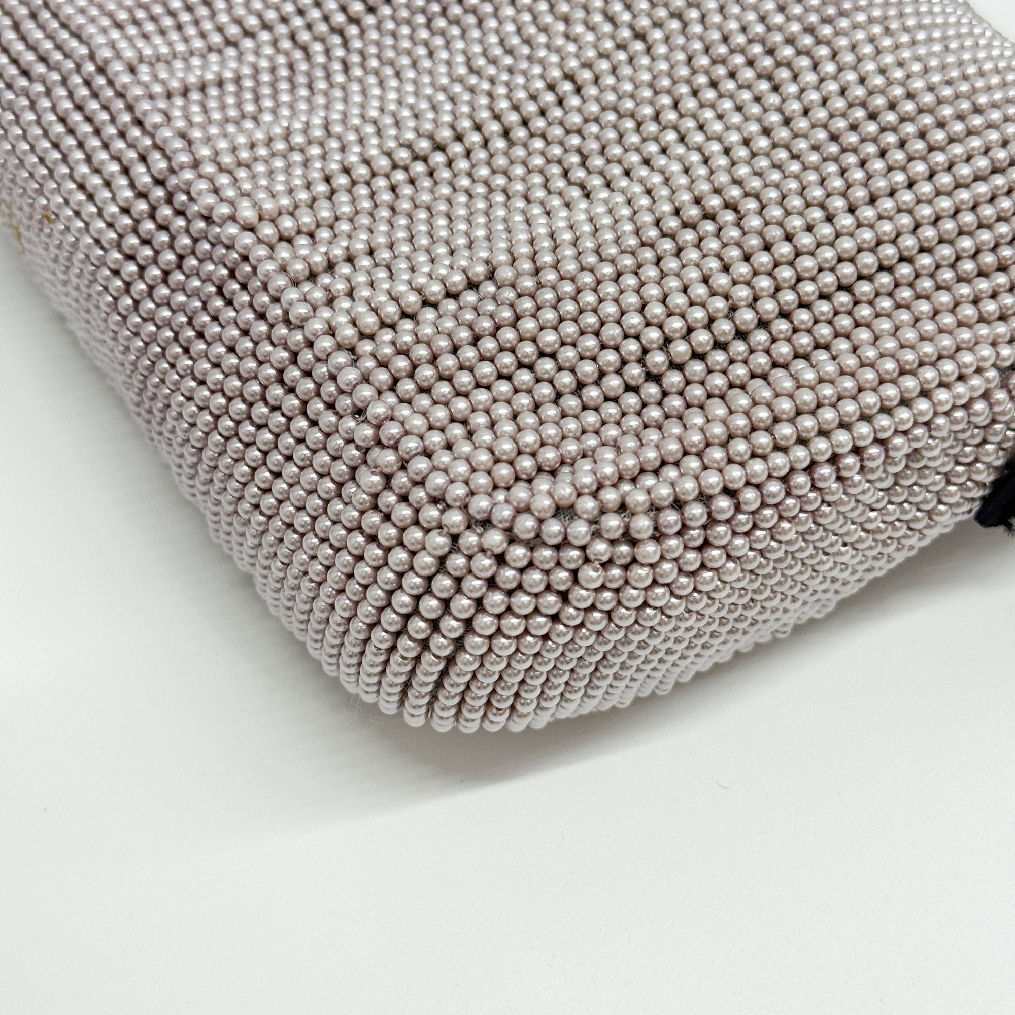 Baguette Pink Beads Shoulder Bag