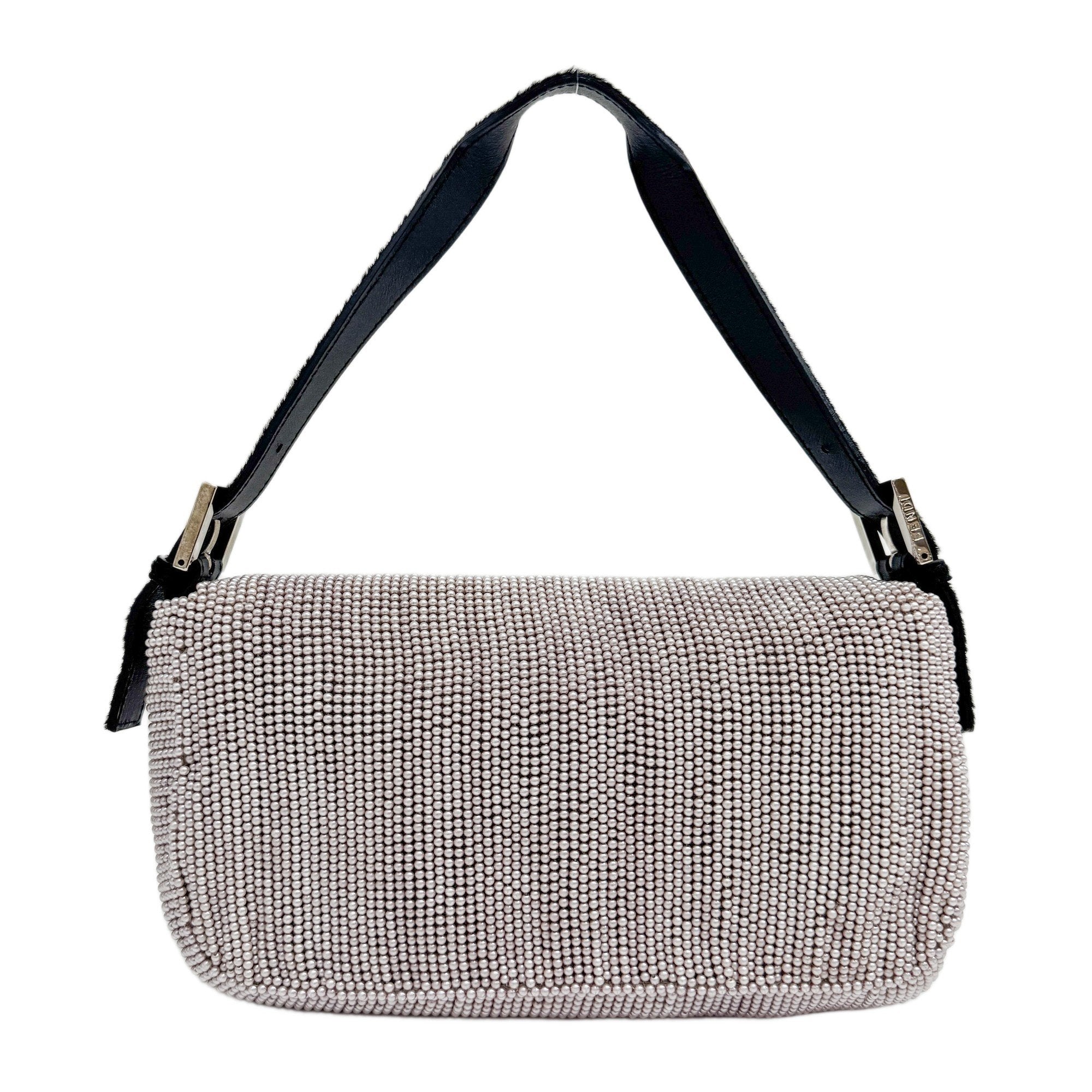 Baguette Pink Beads Shoulder Bag