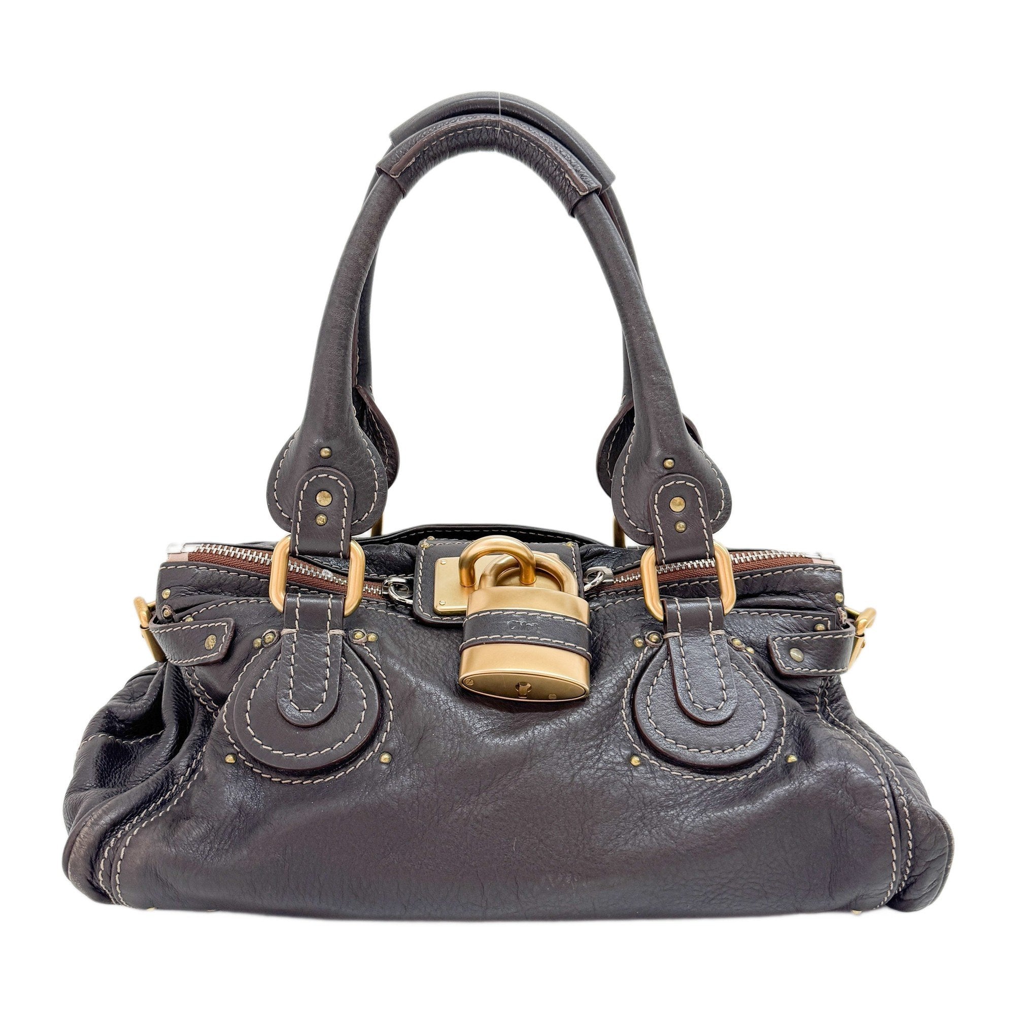 Paddington Brown Leather Shoulder Bag