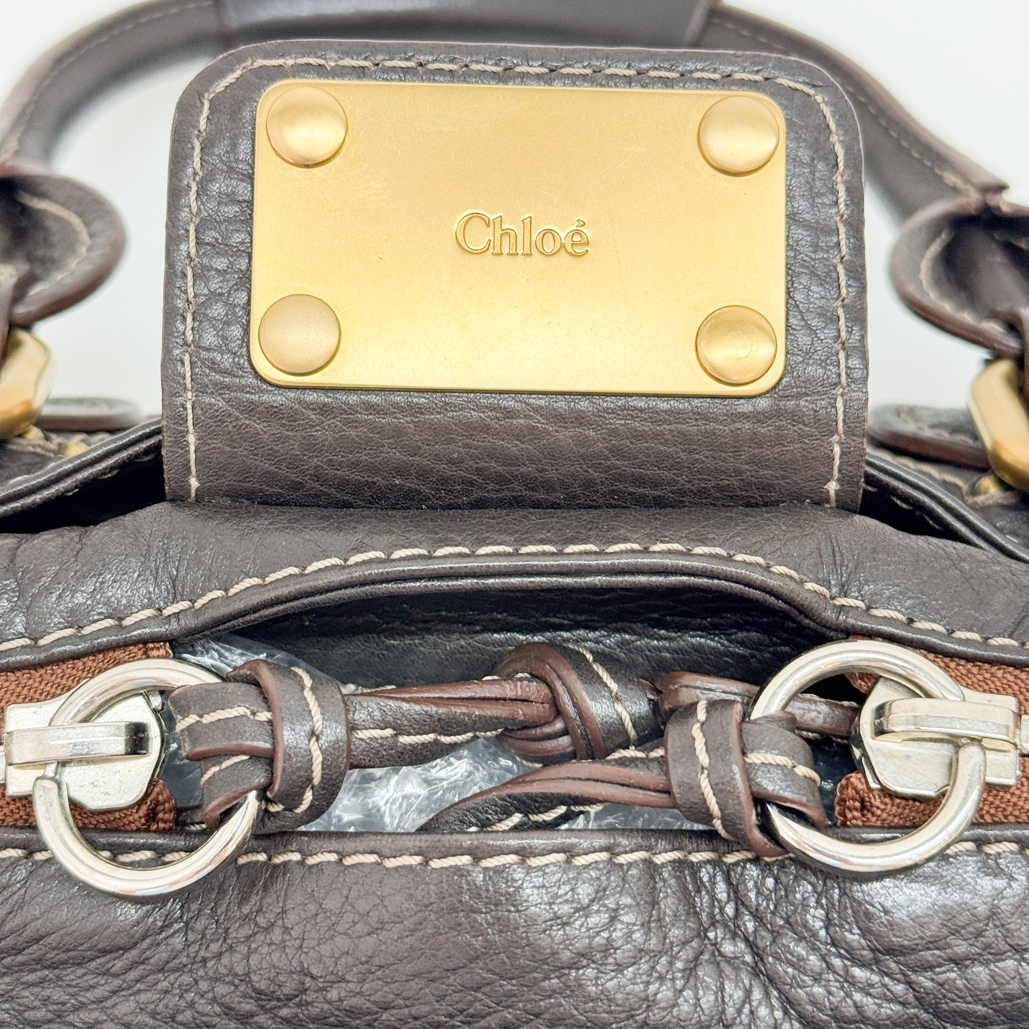 Paddington Brown Leather Shoulder Bag