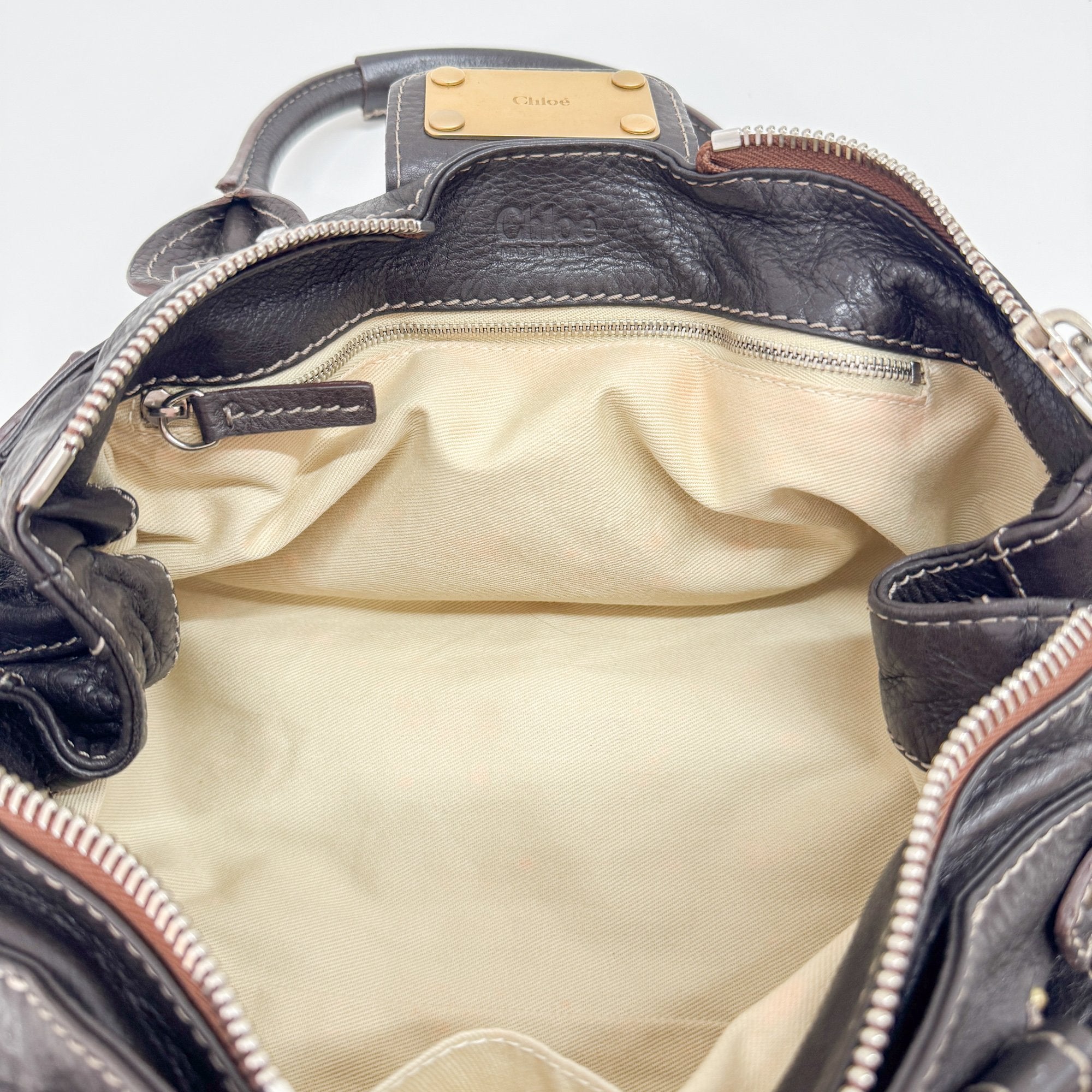 Paddington Brown Leather Shoulder Bag