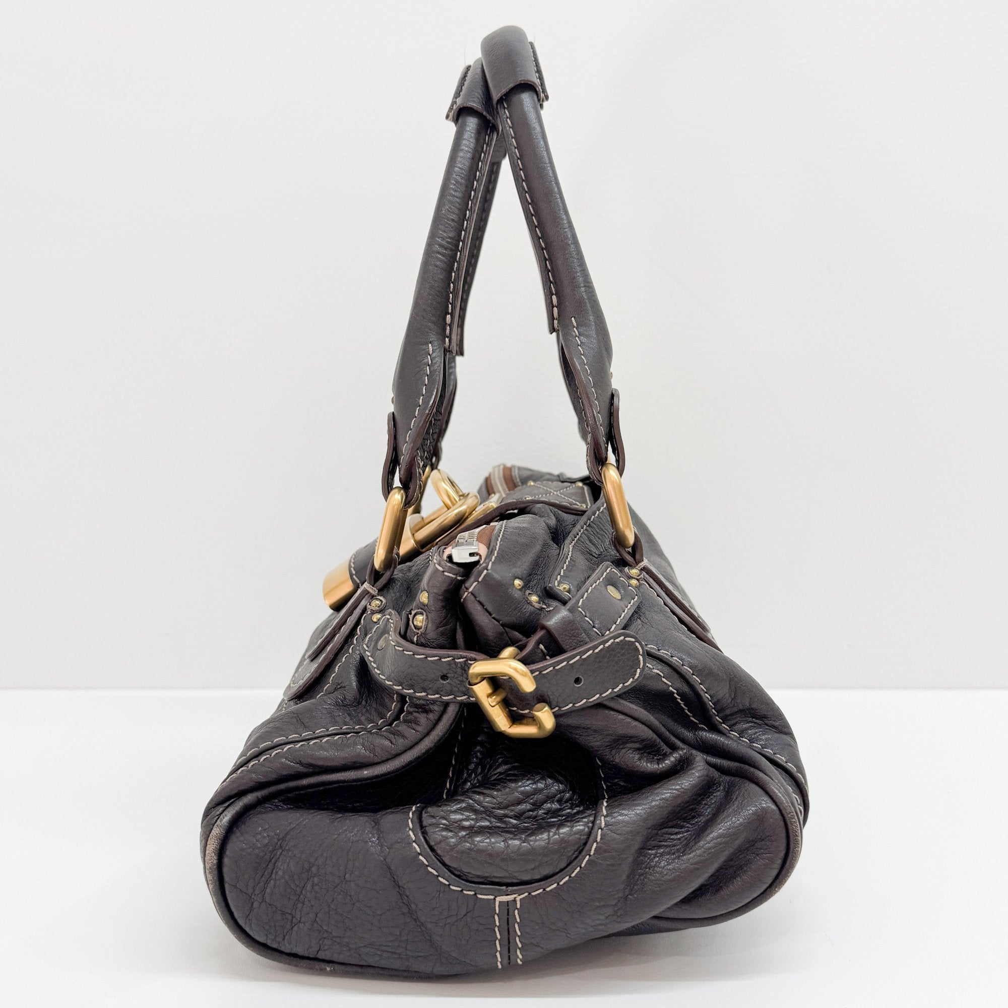 Paddington Brown Leather Shoulder Bag