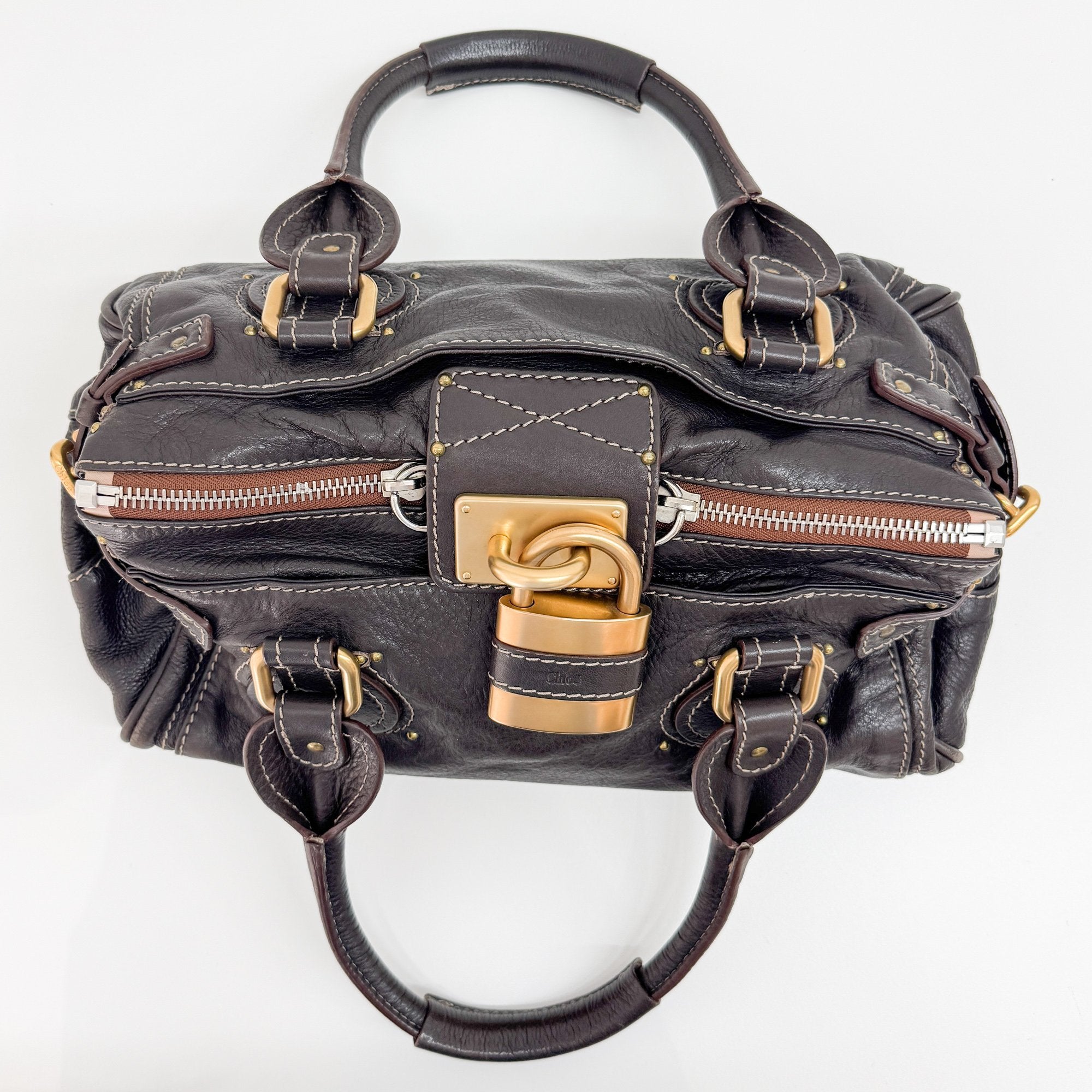 Paddington Brown Leather Shoulder Bag