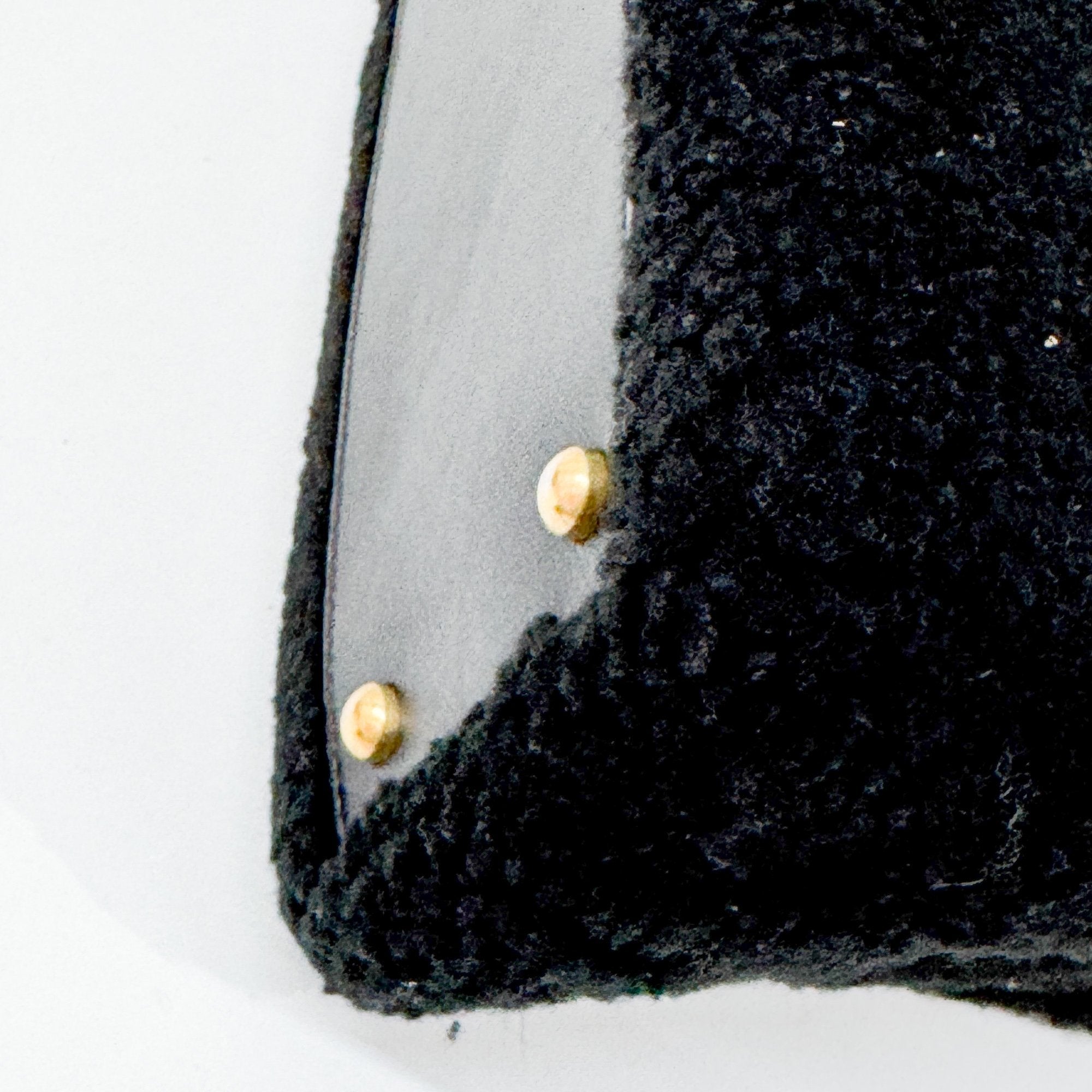 Classic Flap Black Wool Two Way Bag