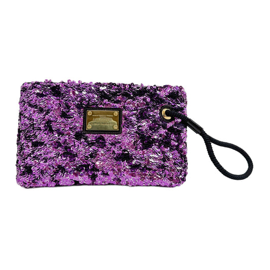 Rococo Violette Sequin Clutch Bag