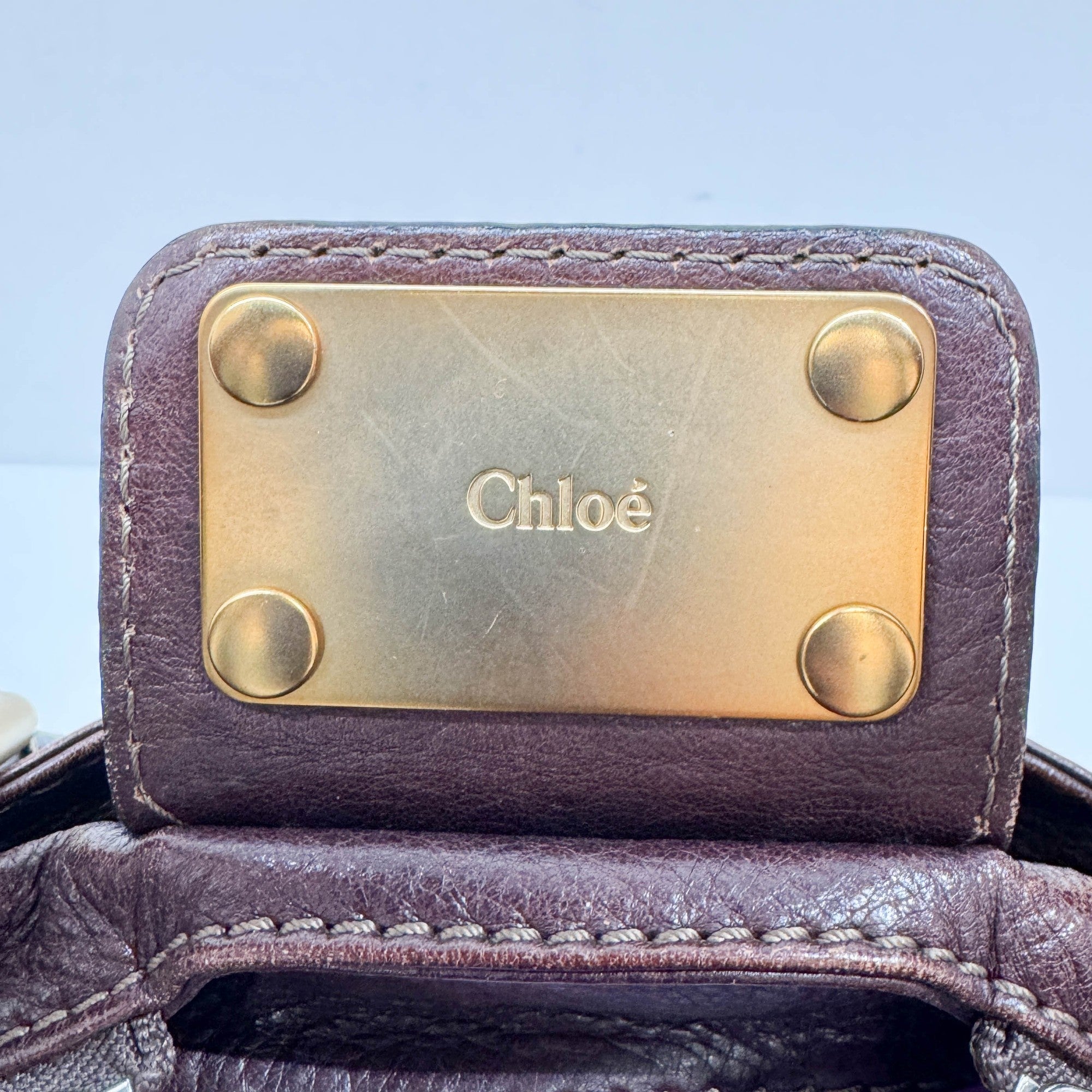 Paddington Chocolate Brown Leather Shoulder Bag