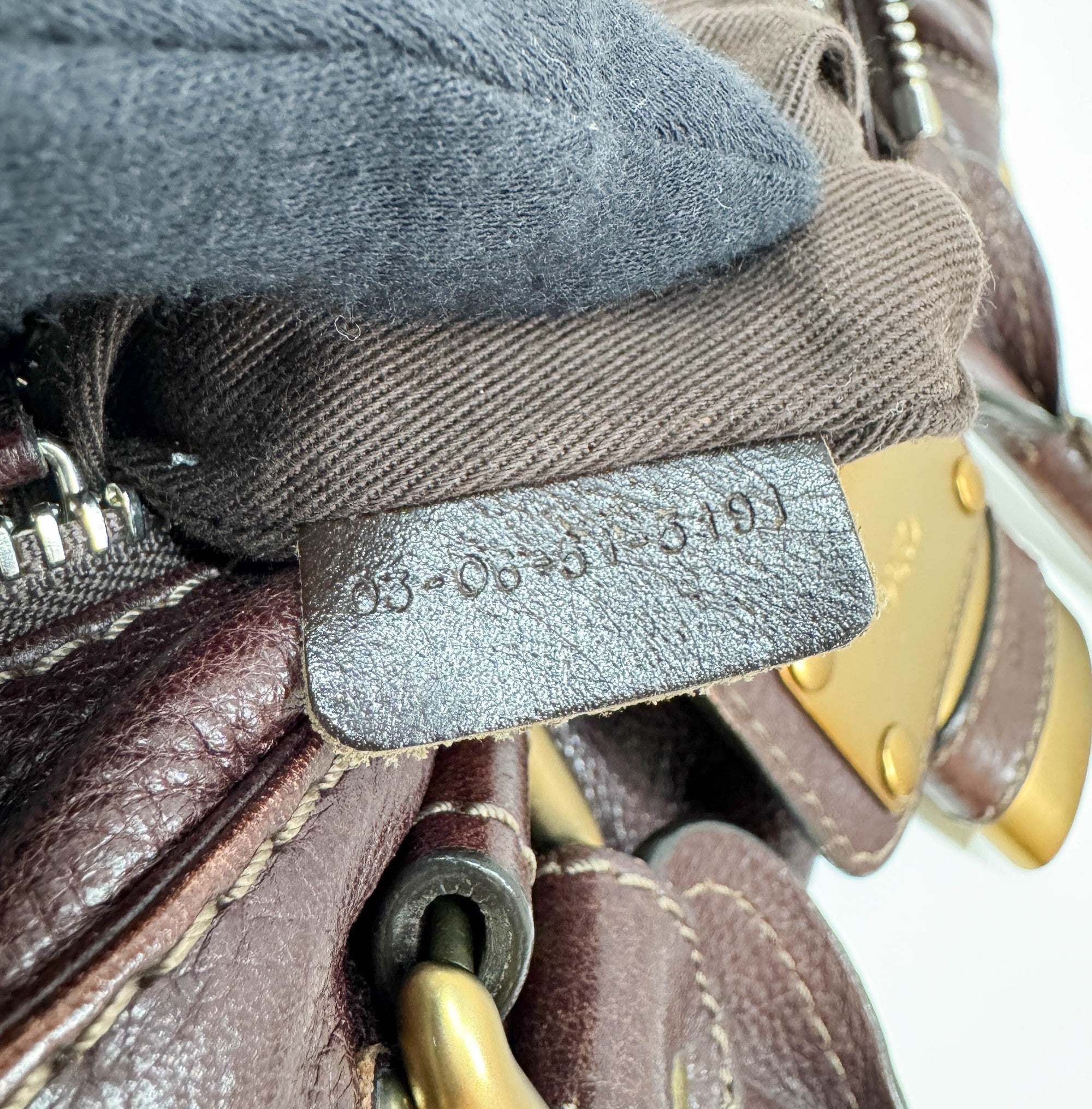 Paddington Chocolate Brown Leather Shoulder Bag