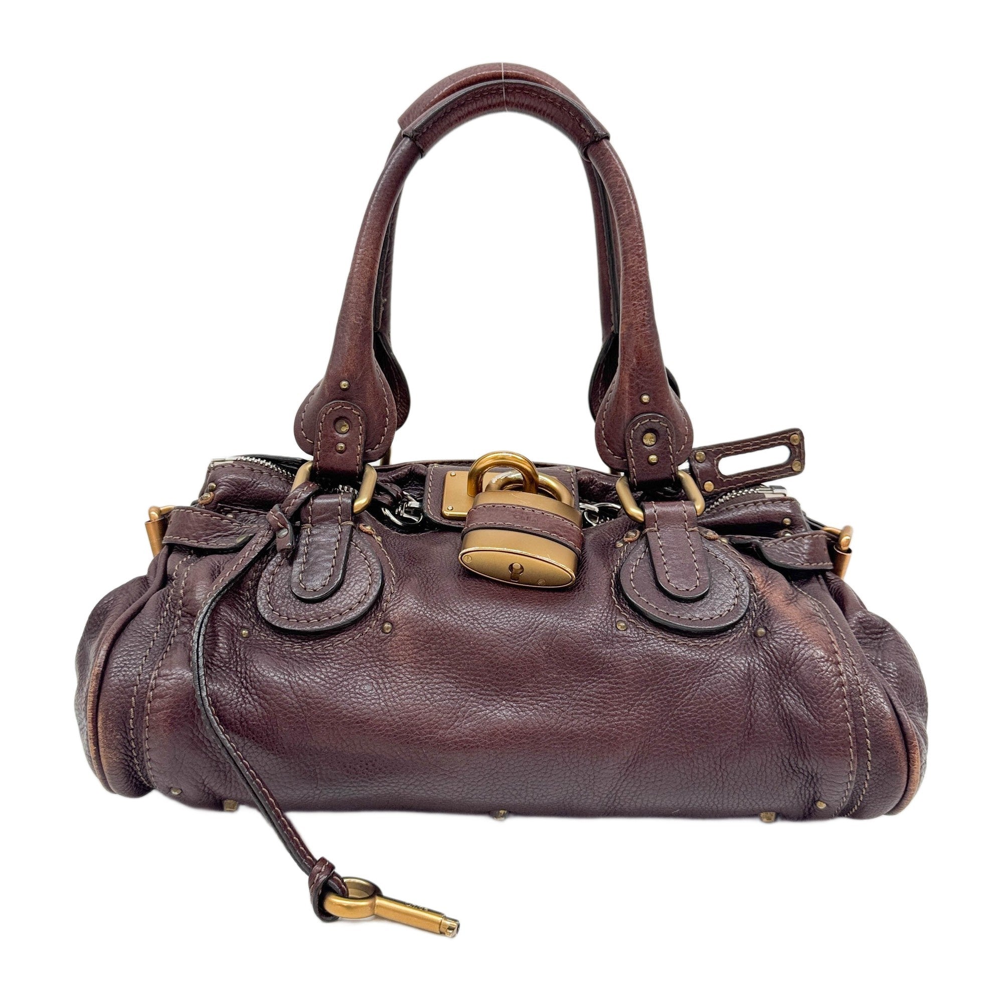 Paddington Chocolate Brown Leather Shoulder Bag