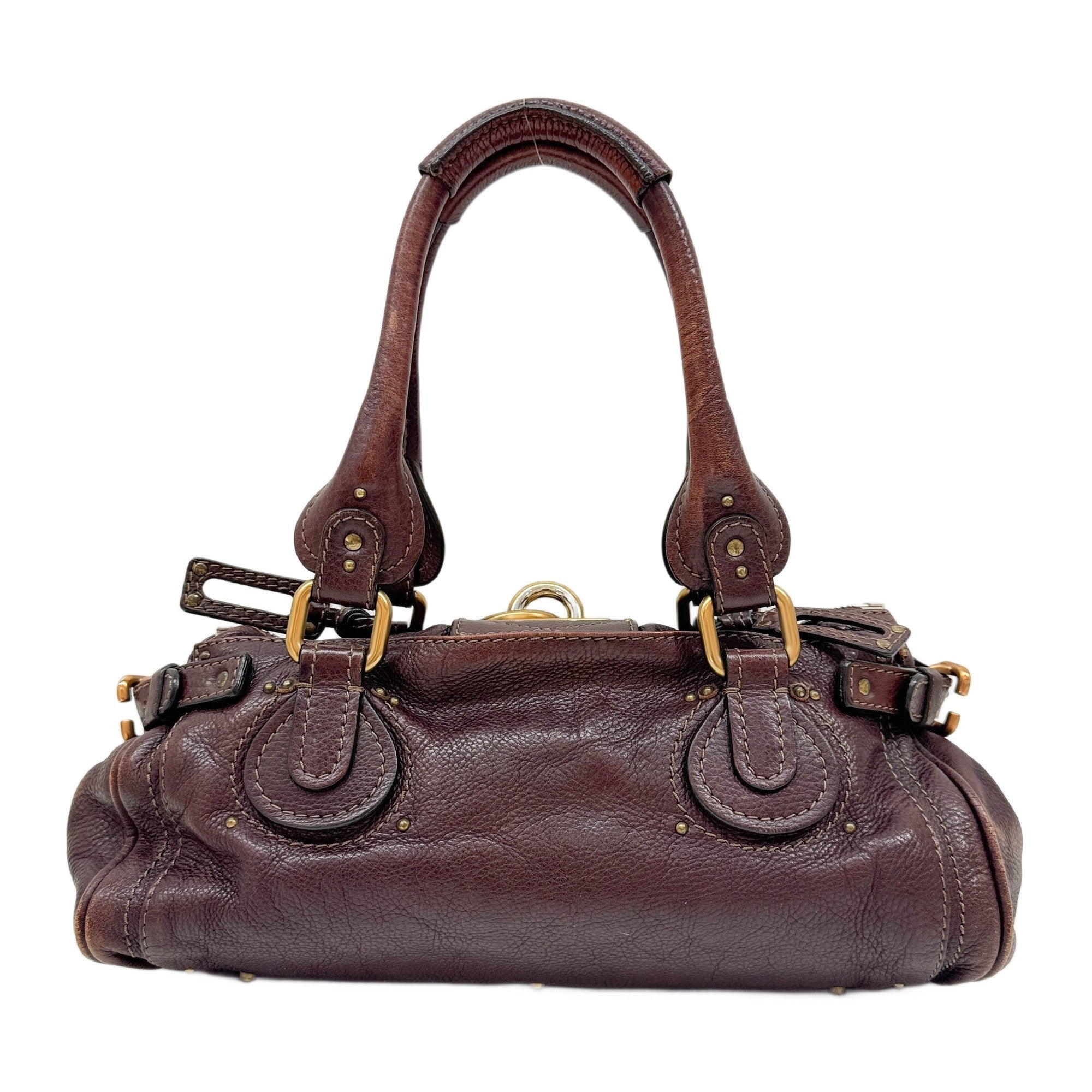 Paddington Chocolate Brown Leather Shoulder Bag