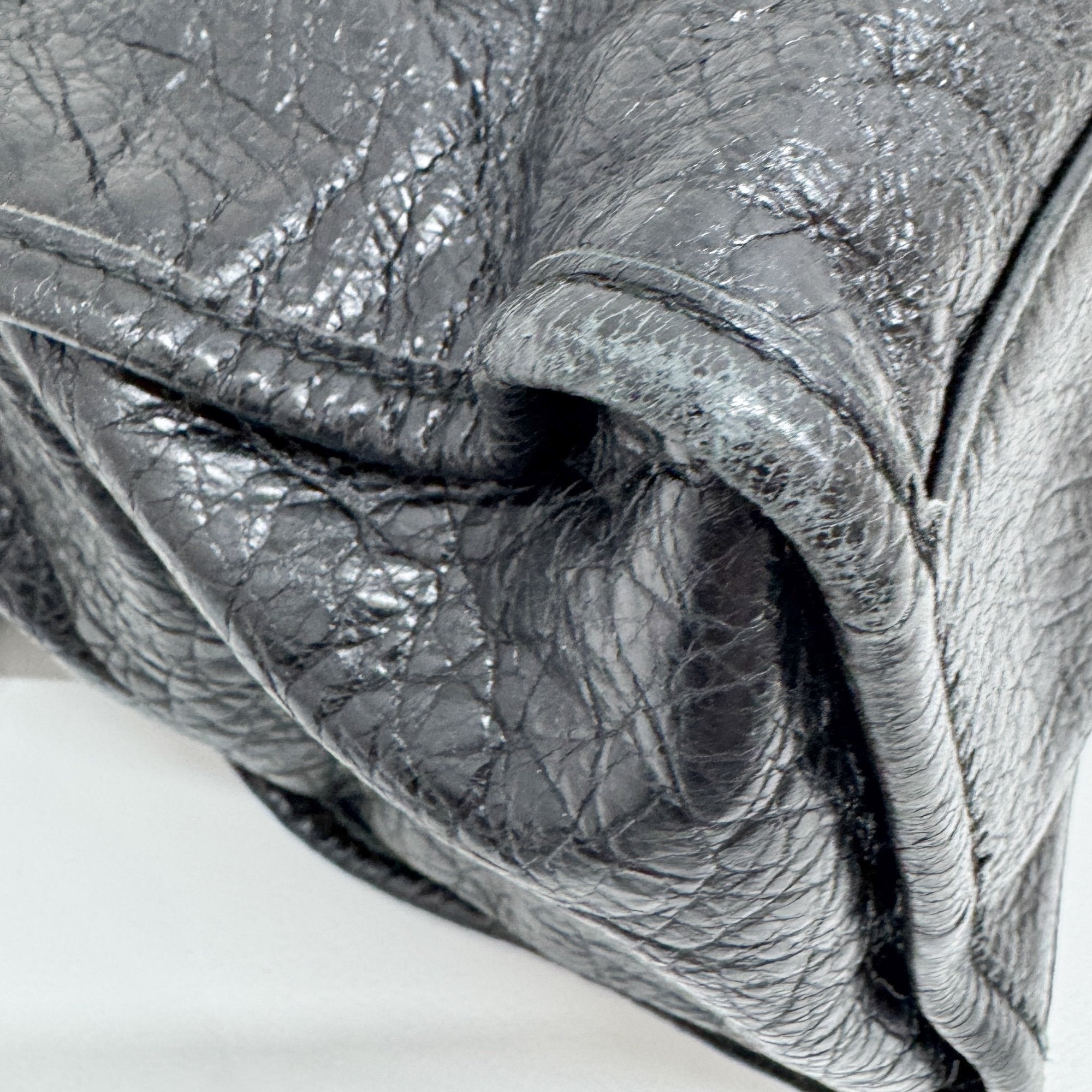 The City Black Leather Two Way Bag