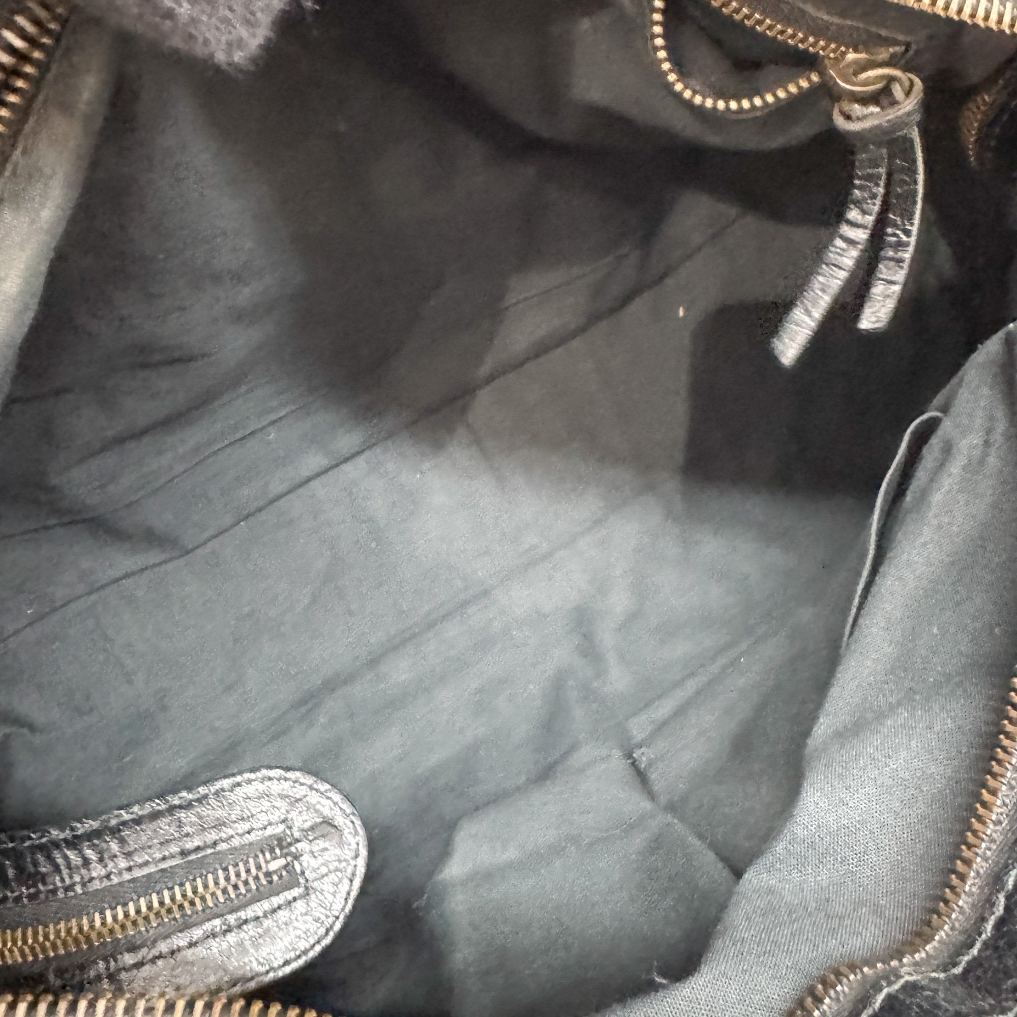 The City Black Leather Two Way Bag