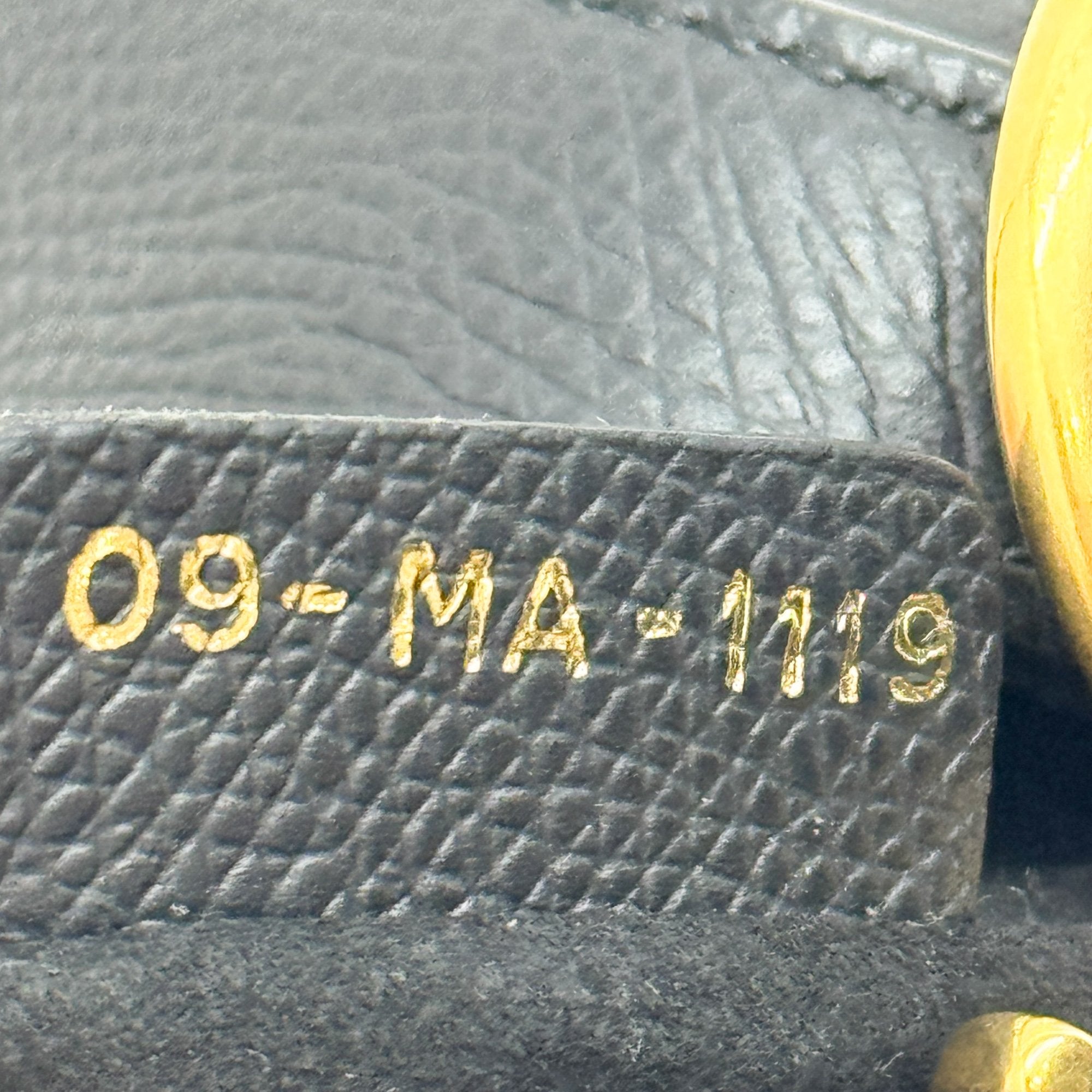 Mini Saddle Black Leather Two Way Bag