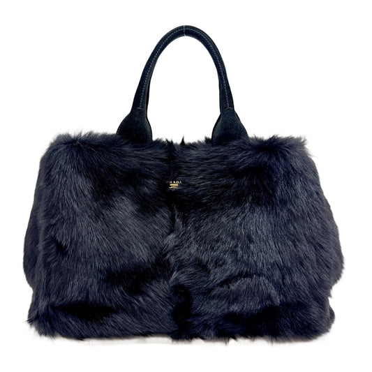 Canapa Black Sheep Fur Hand Bag