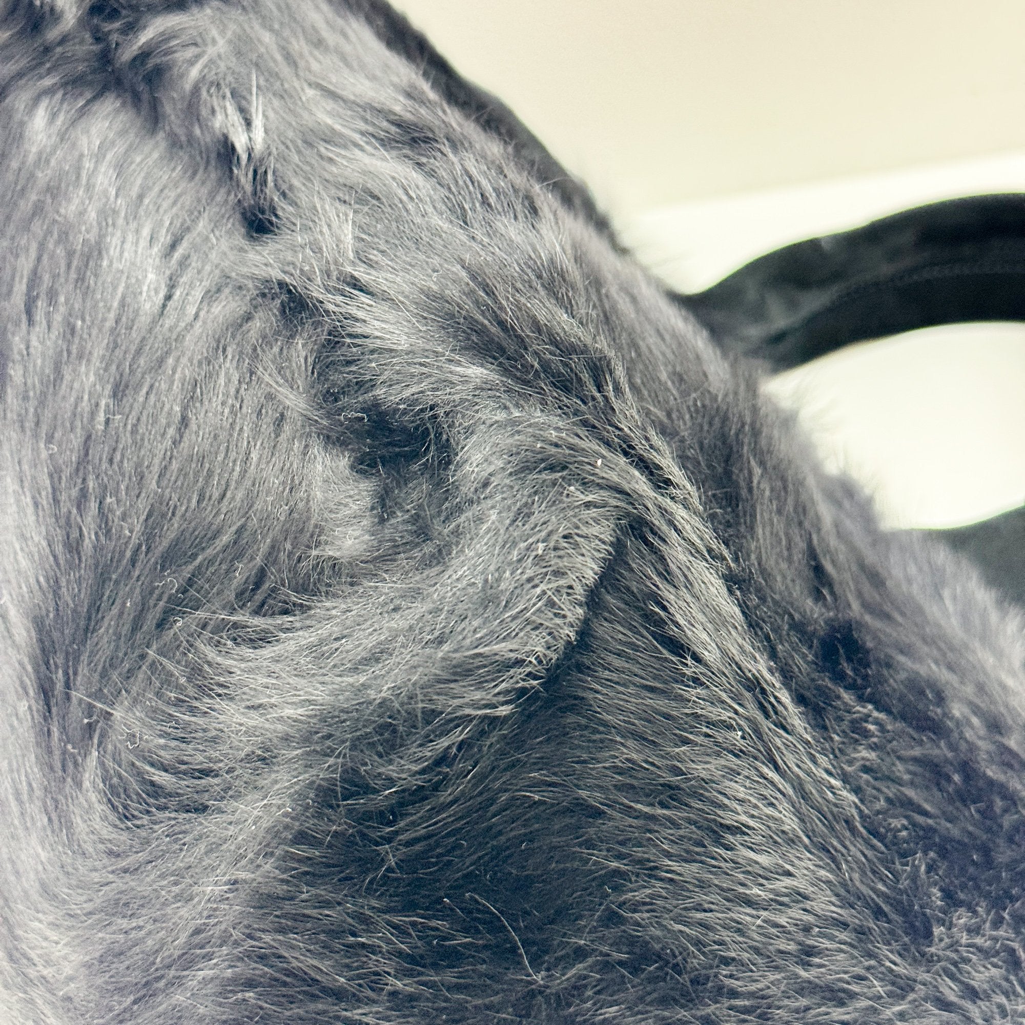 Canapa Black Sheep Fur Hand Bag