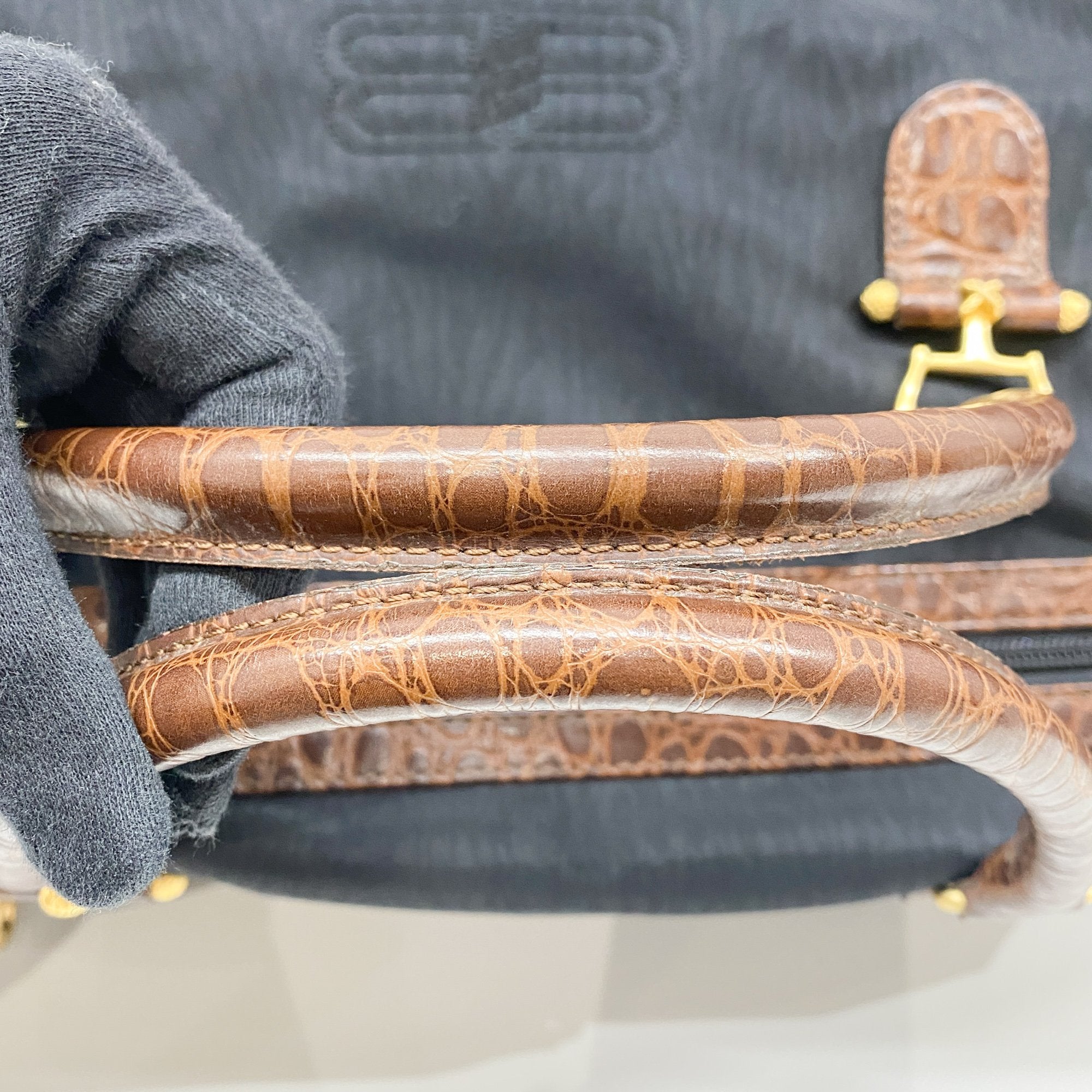 Boston Black Nylon Two Way Bag