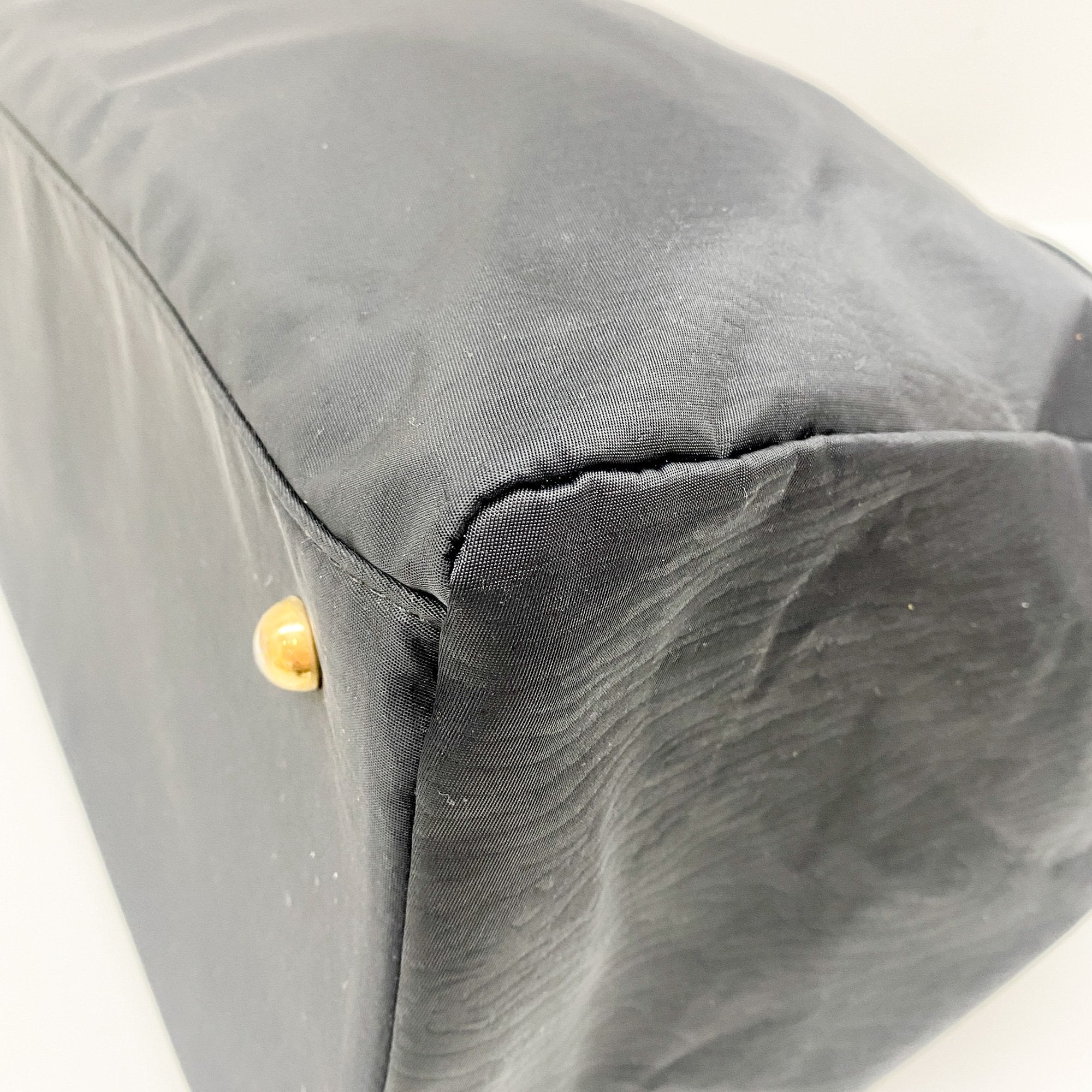 Boston Black Nylon Two Way Bag