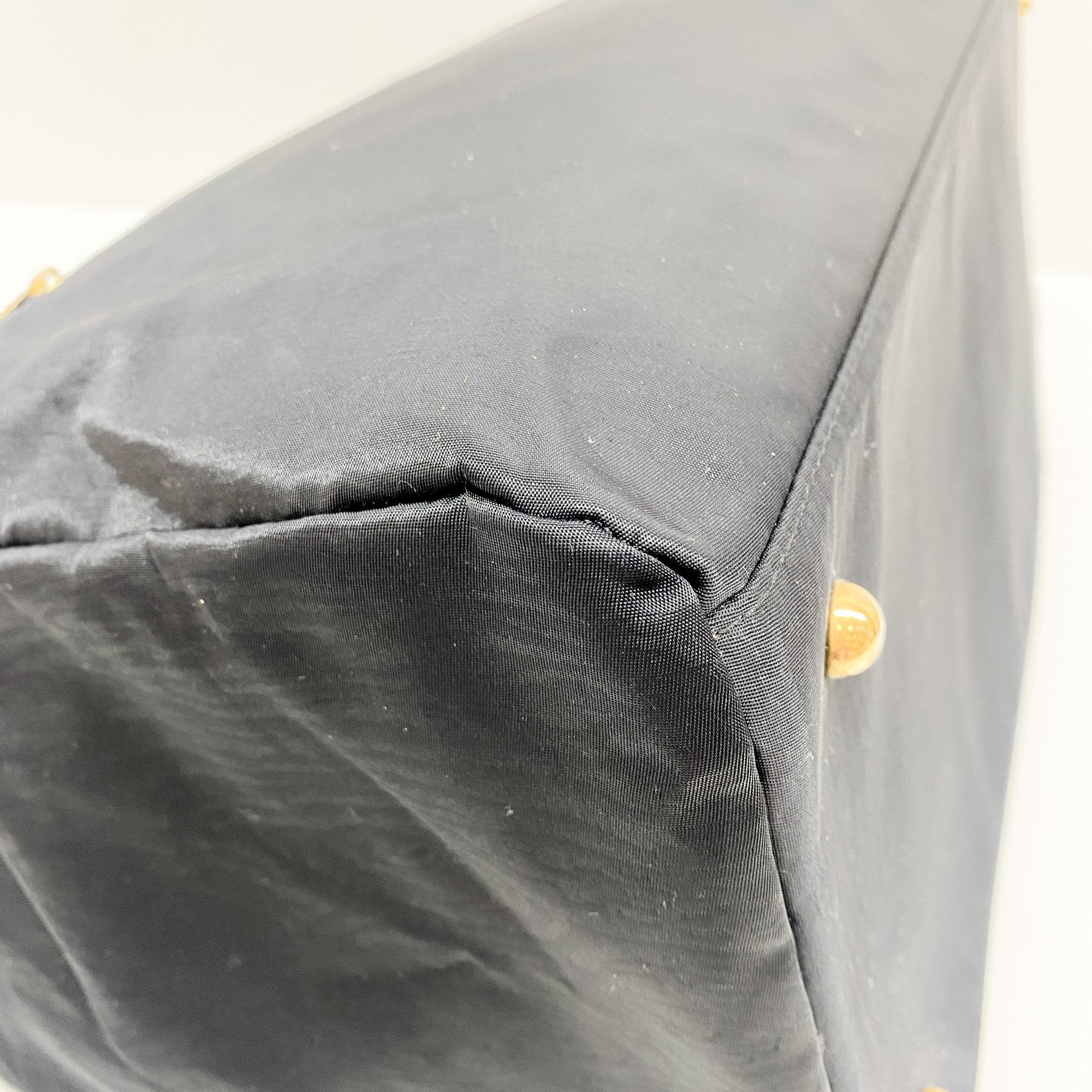 Boston Black Nylon Two Way Bag