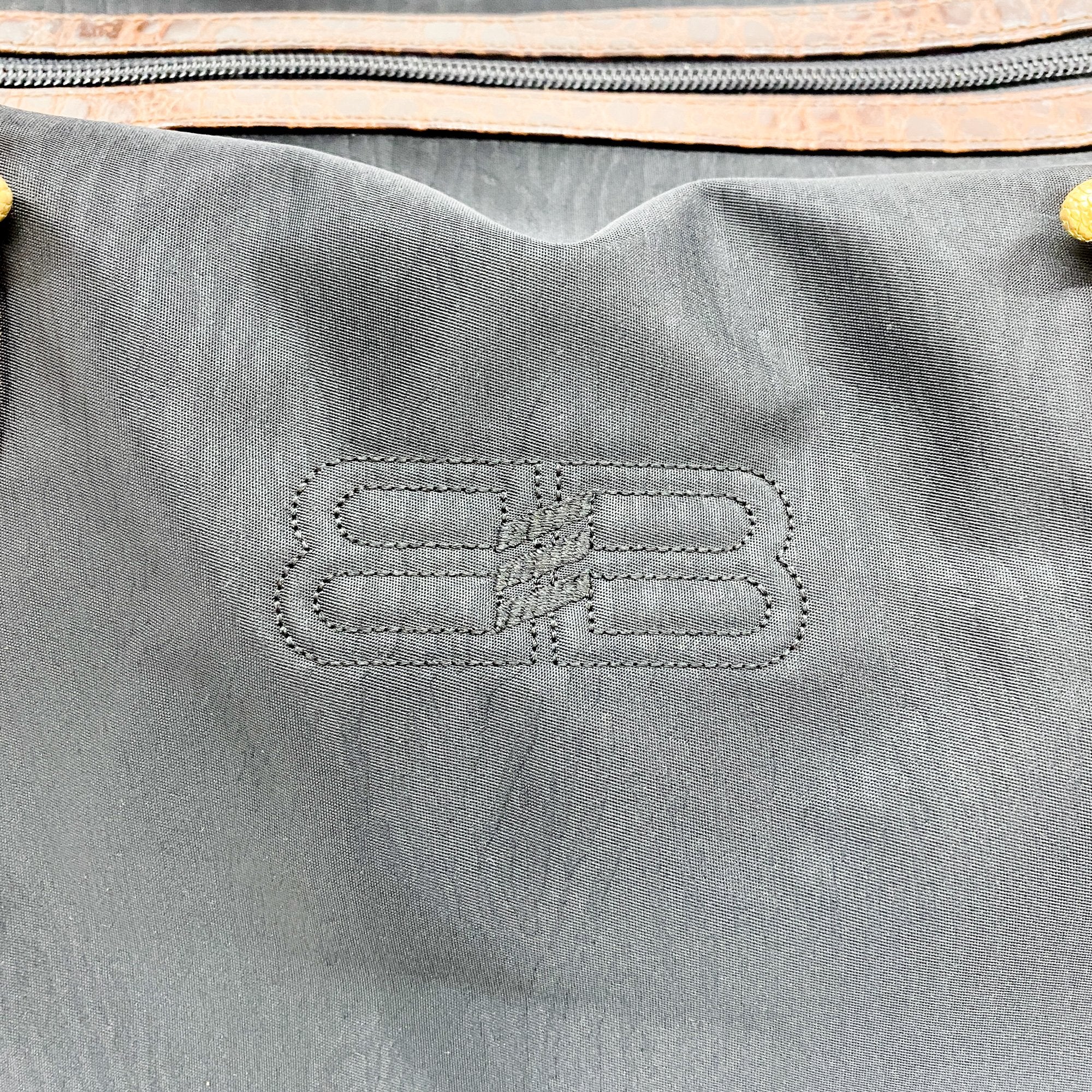 Boston Black Nylon Two Way Bag