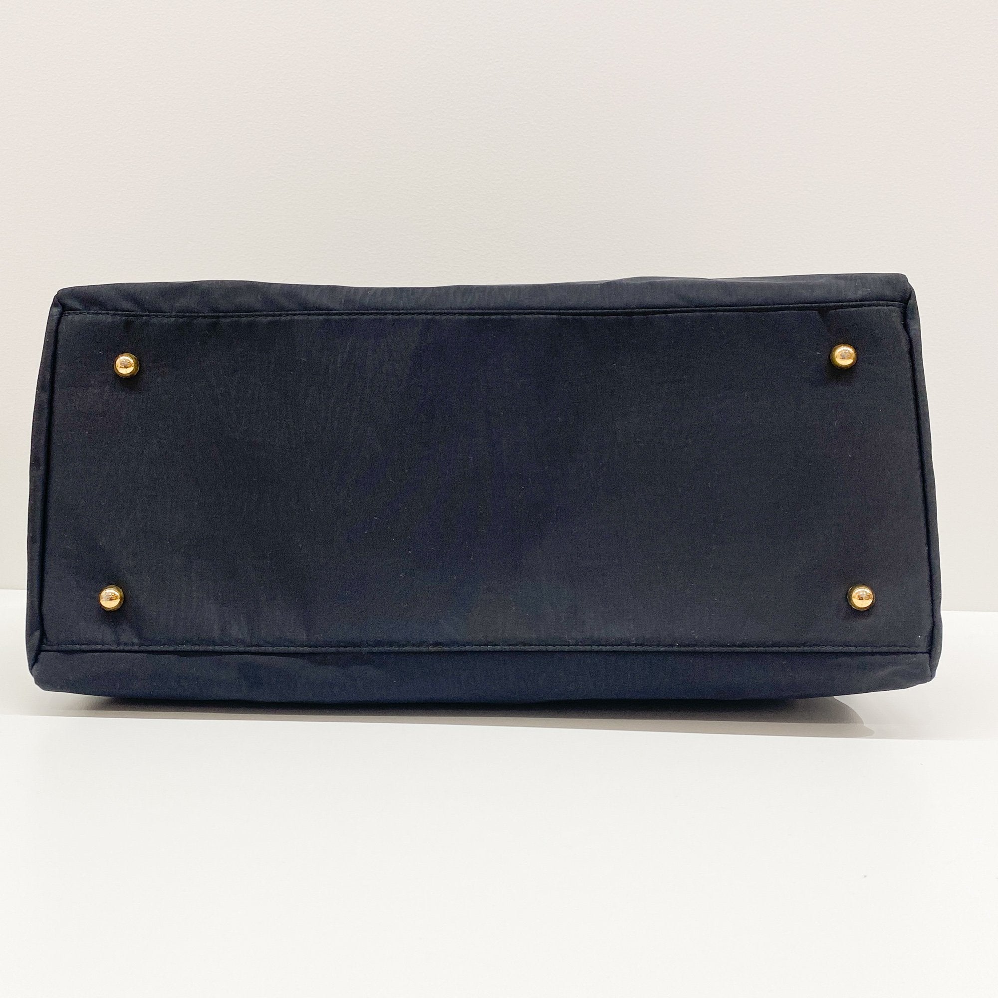 Boston Black Nylon Two Way Bag