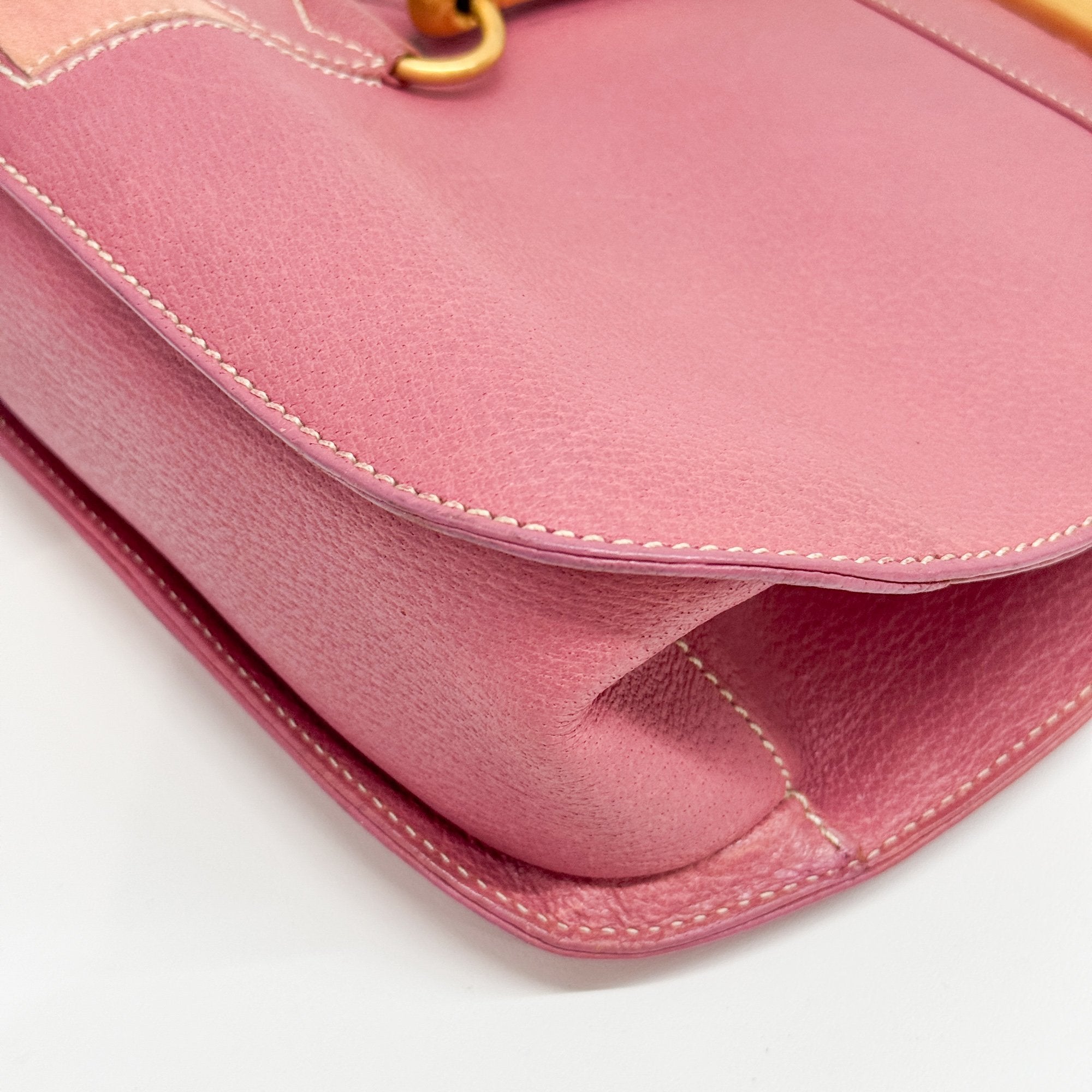 Snaffle Horsebit Pink Leather Hand Bag