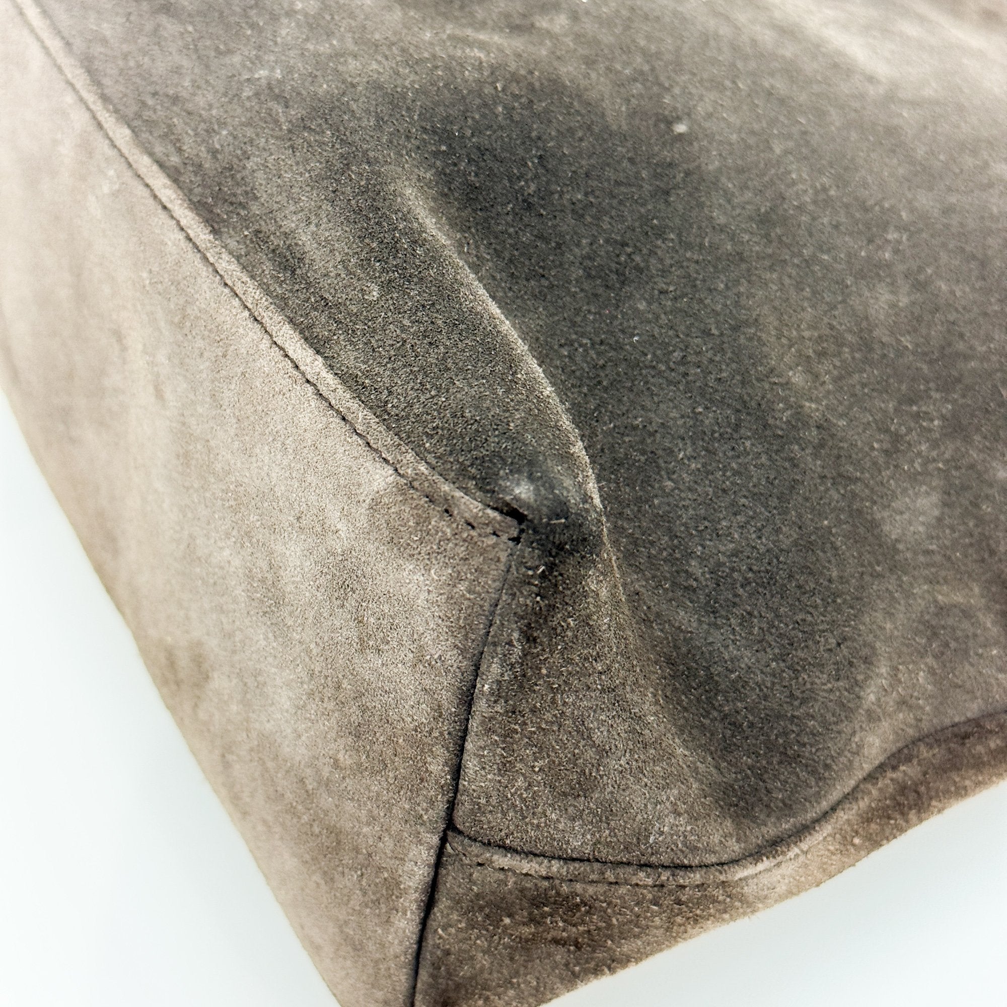 Bamboo Brown Suede Hobo Bag