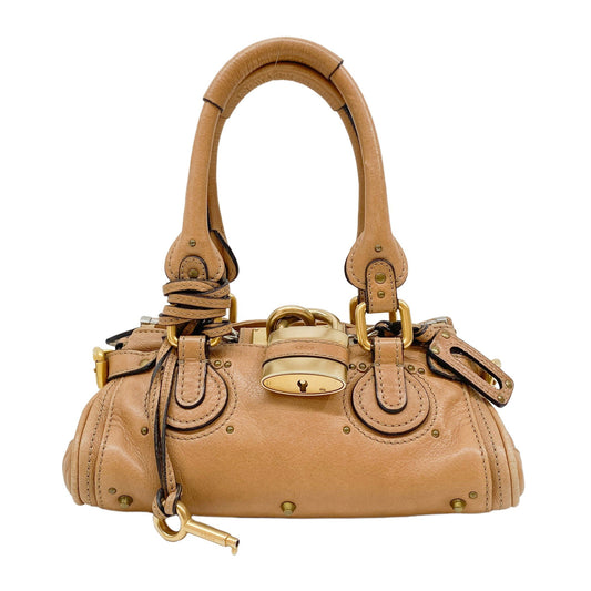 Mini Paddington Brown Leather Shoulder Bag