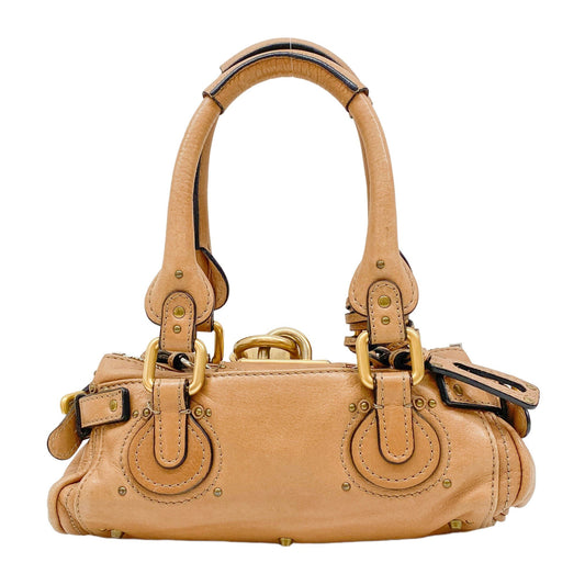 Mini Paddington Brown Leather Shoulder Bag