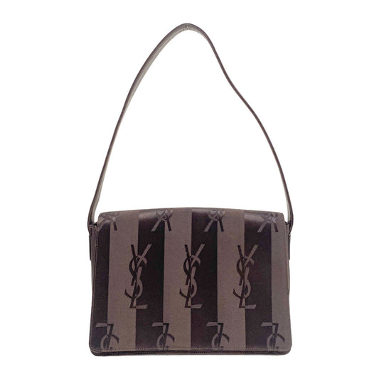 Brown Monogram Suede Handbag