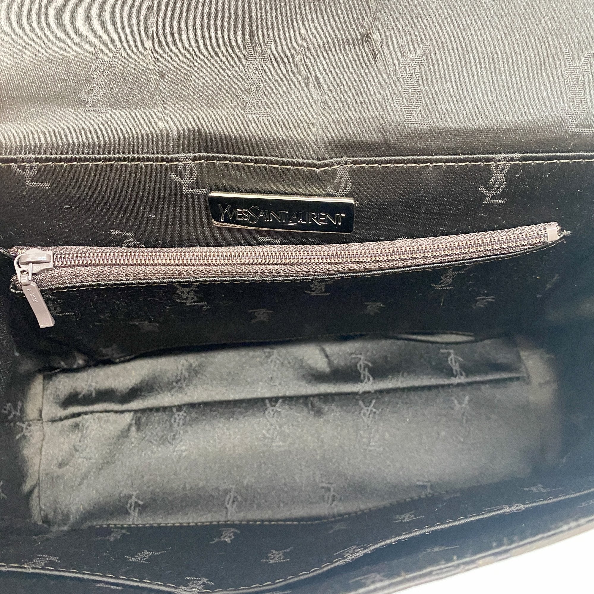 Brown Monogram Suede Handbag