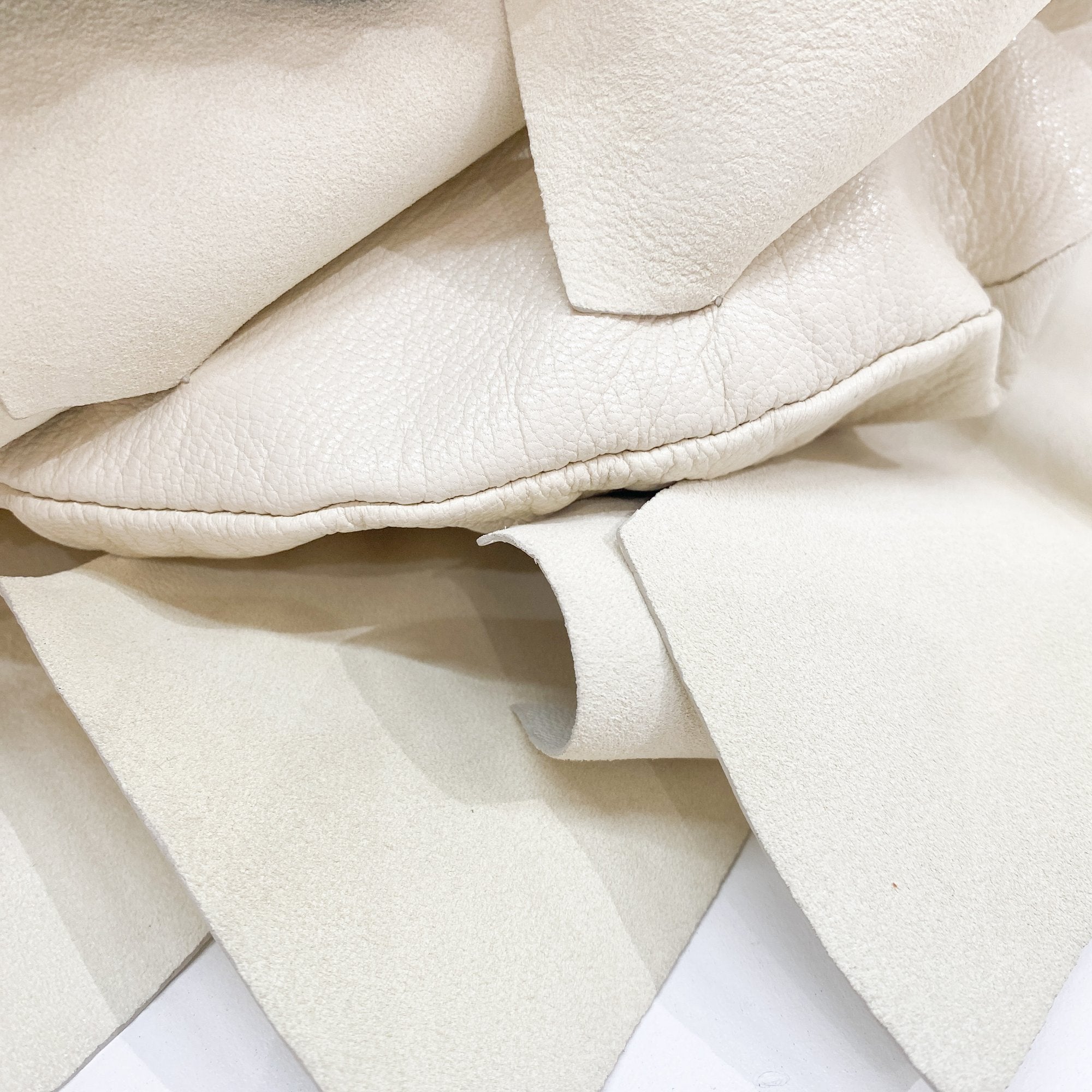 Saint-Tropez White Leather Shoulder Bag